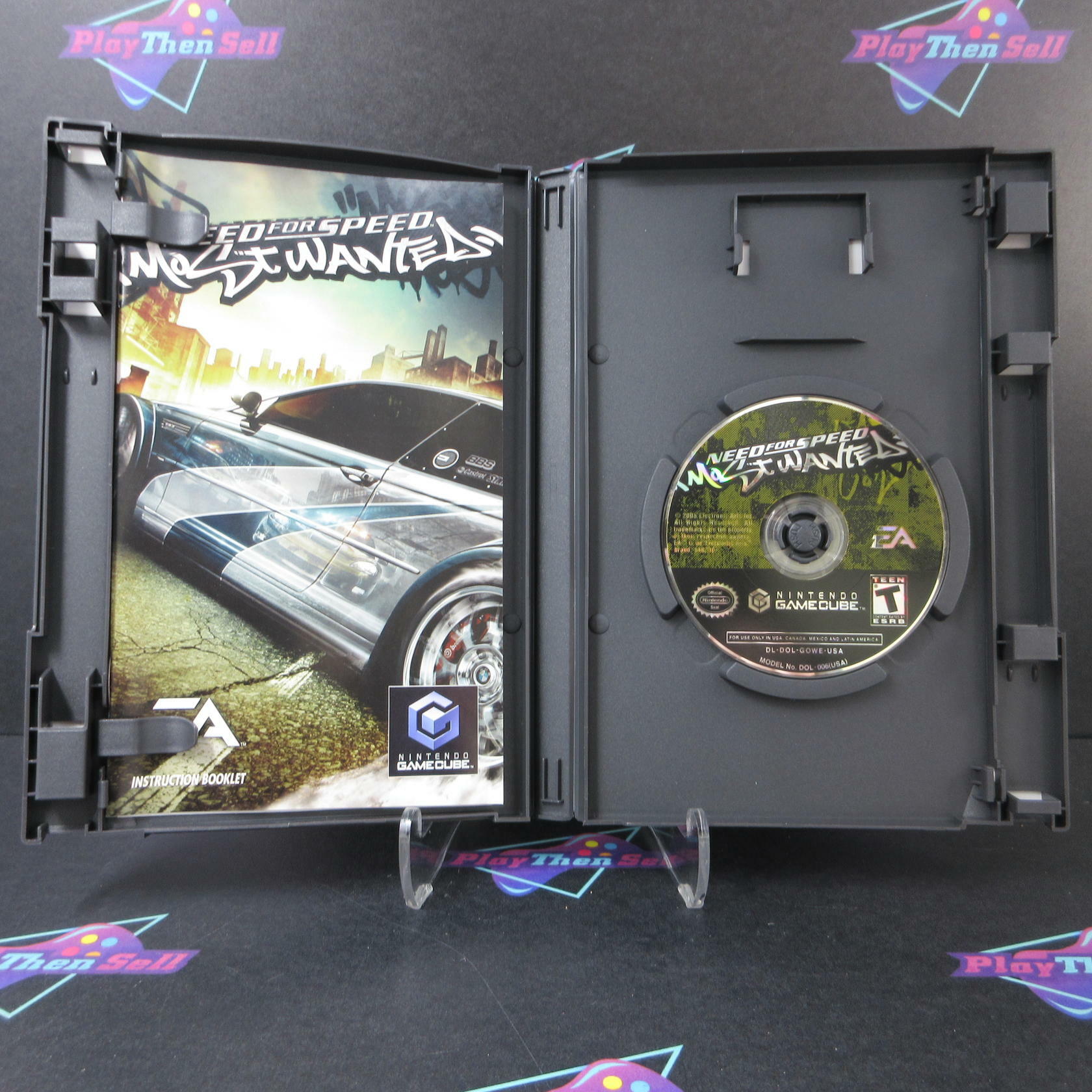 Need For Speed Most Wanted Player's Choice Nintendo Gamecube AD Complete CIB - Very Good