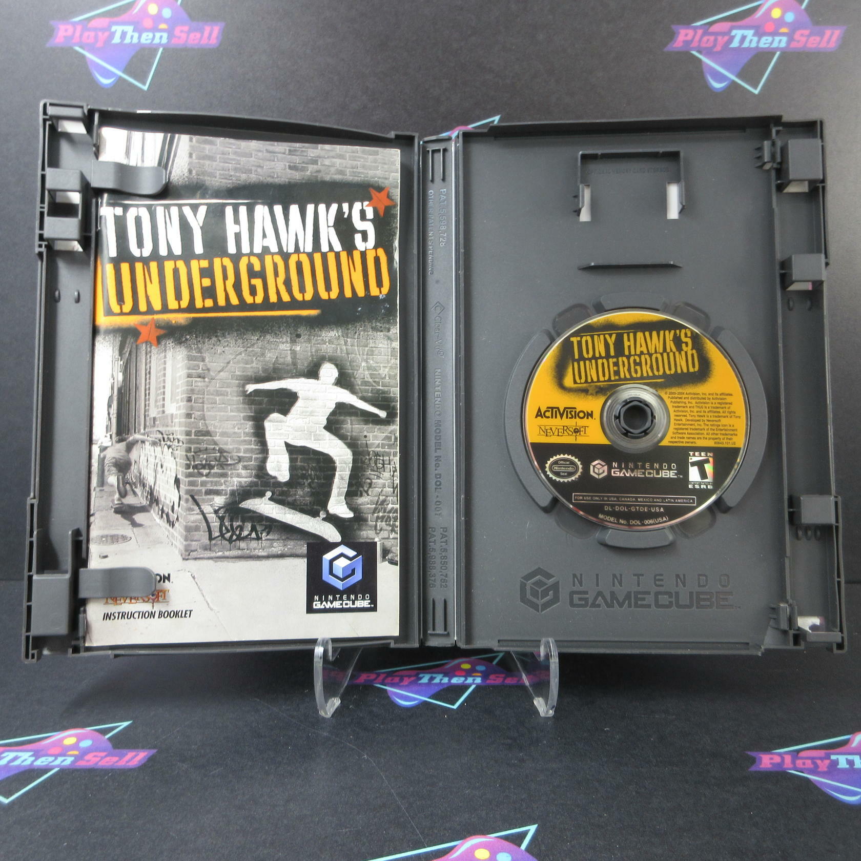 Tony Hawk's Underground Nintendo Gamecube AD Complete CIB - Very Good