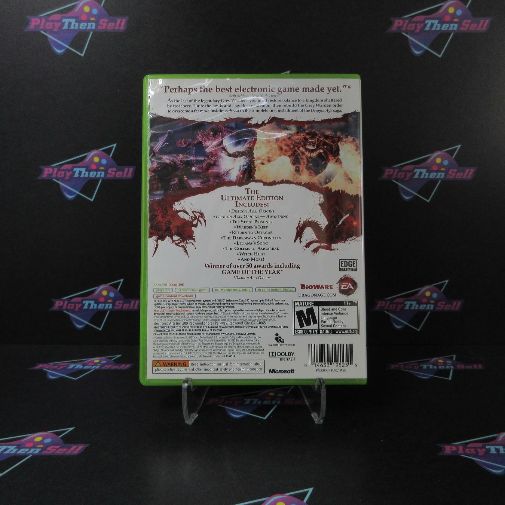 Dragon Age Origins Ultimate Edition Xbox 360 AD Complete CIB - Very Good