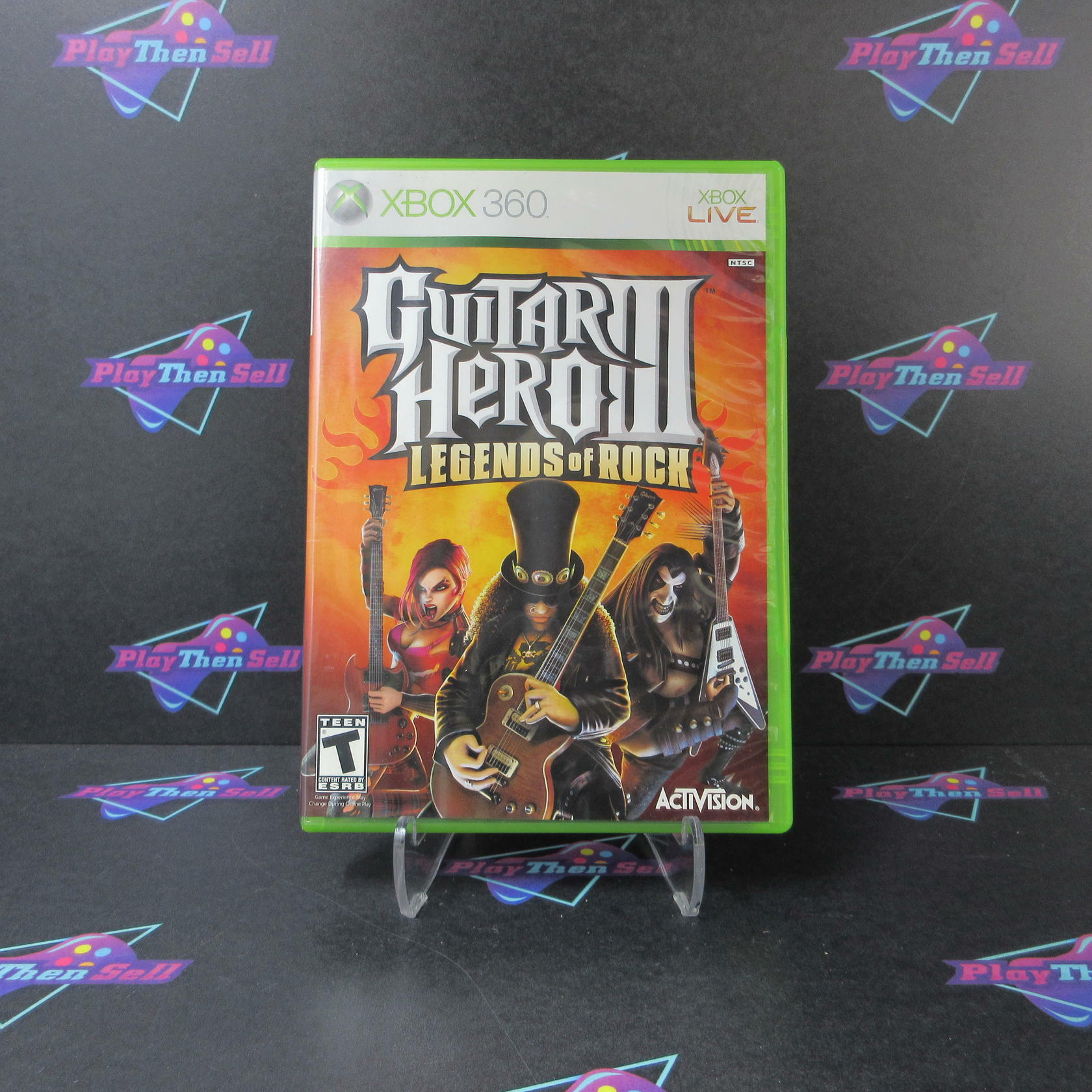 Guitar Hero III Legends of Rock Xbox 360 AD/MD Complete CIB - Very Good