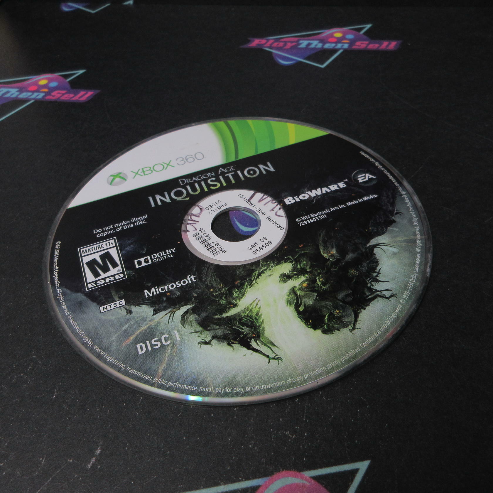 Dragon Age Inquisition Xbox 360 AD/DD Complete CIB - Very Good