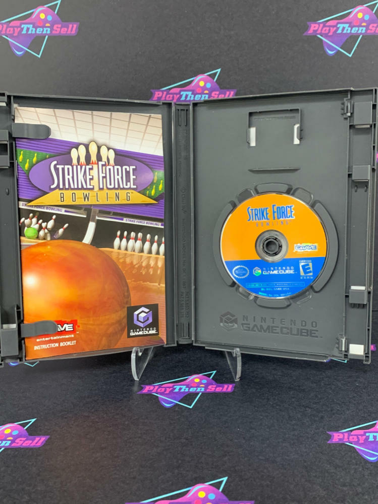 Strike Force Bowling Nintendo GameCube AD Complete CIB - Very Good