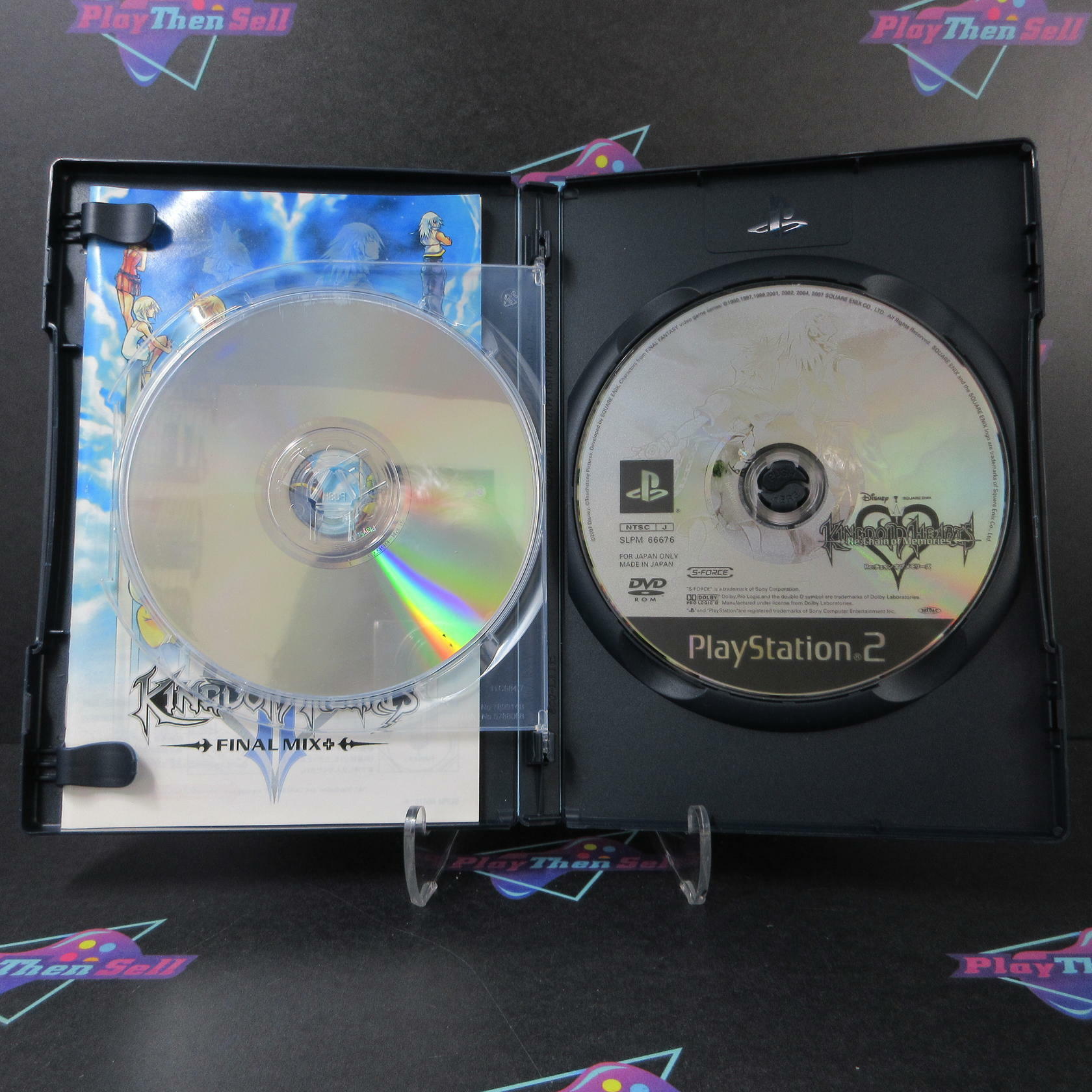 Kingdom Hearts II Final Mix+ Playstation 2 PS2 Japan Import - Complete - Very Good