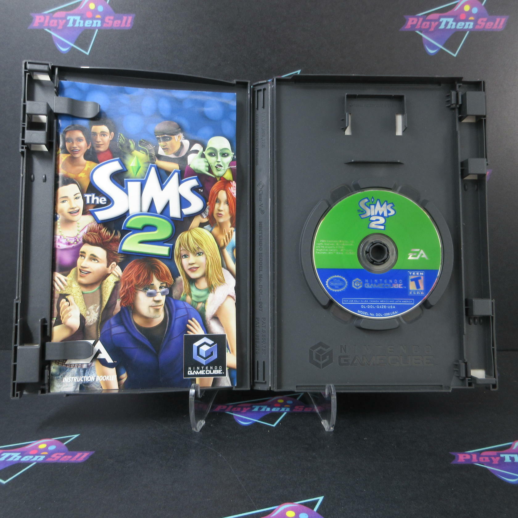 Sims 2 Nintendo Gamecube AD/MD Complete CIB - Very Good