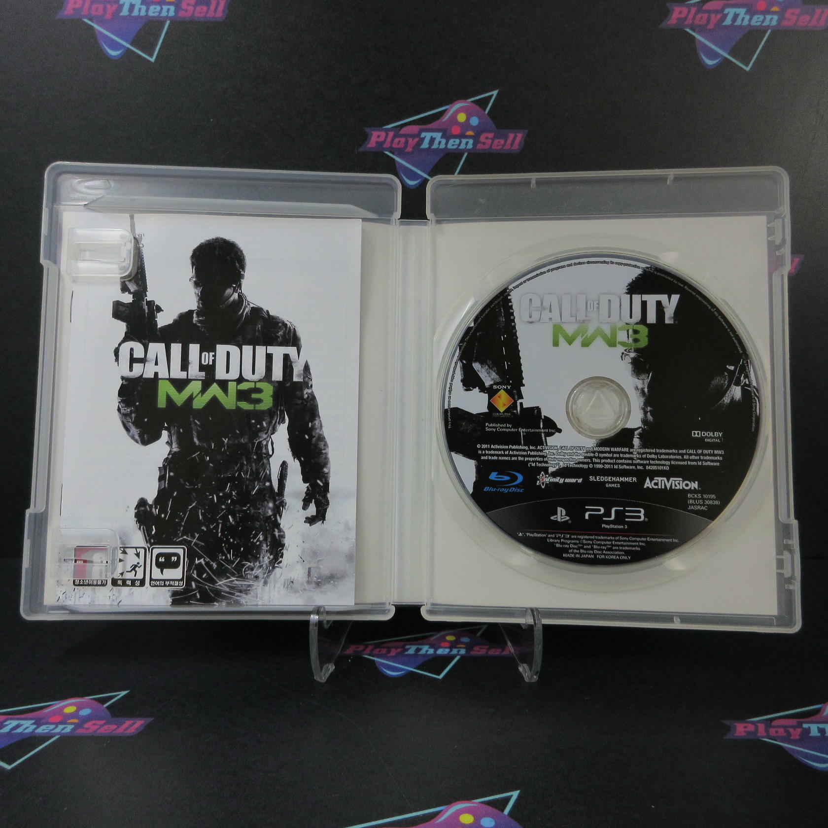 Call Of Duty Modern Warfare 3 MW3 Playstation 3 PS3 Korean Import - Complete - Very Good