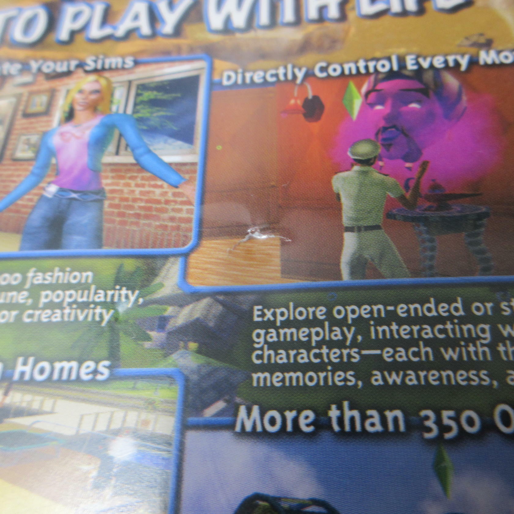 Sims 2 Nintendo Gamecube AD/MD Complete CIB - Very Good