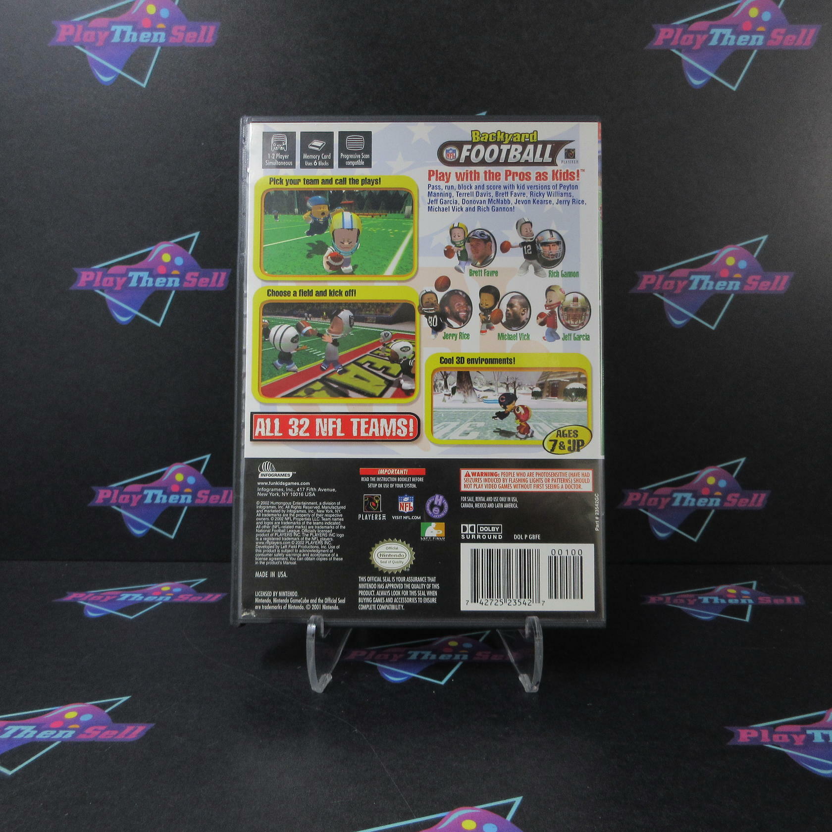 Backyard Football Nintendo GameCube AD/NM - Very Good