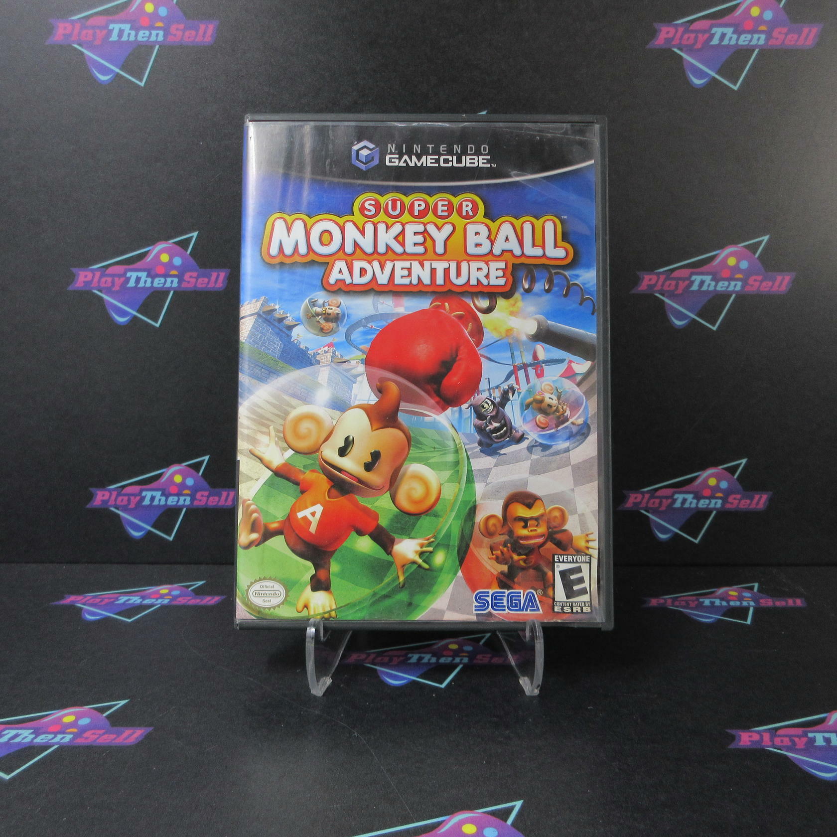 Super Monkey Ball Adventure Nintendo GameCube AD Complete CIB - Very Good