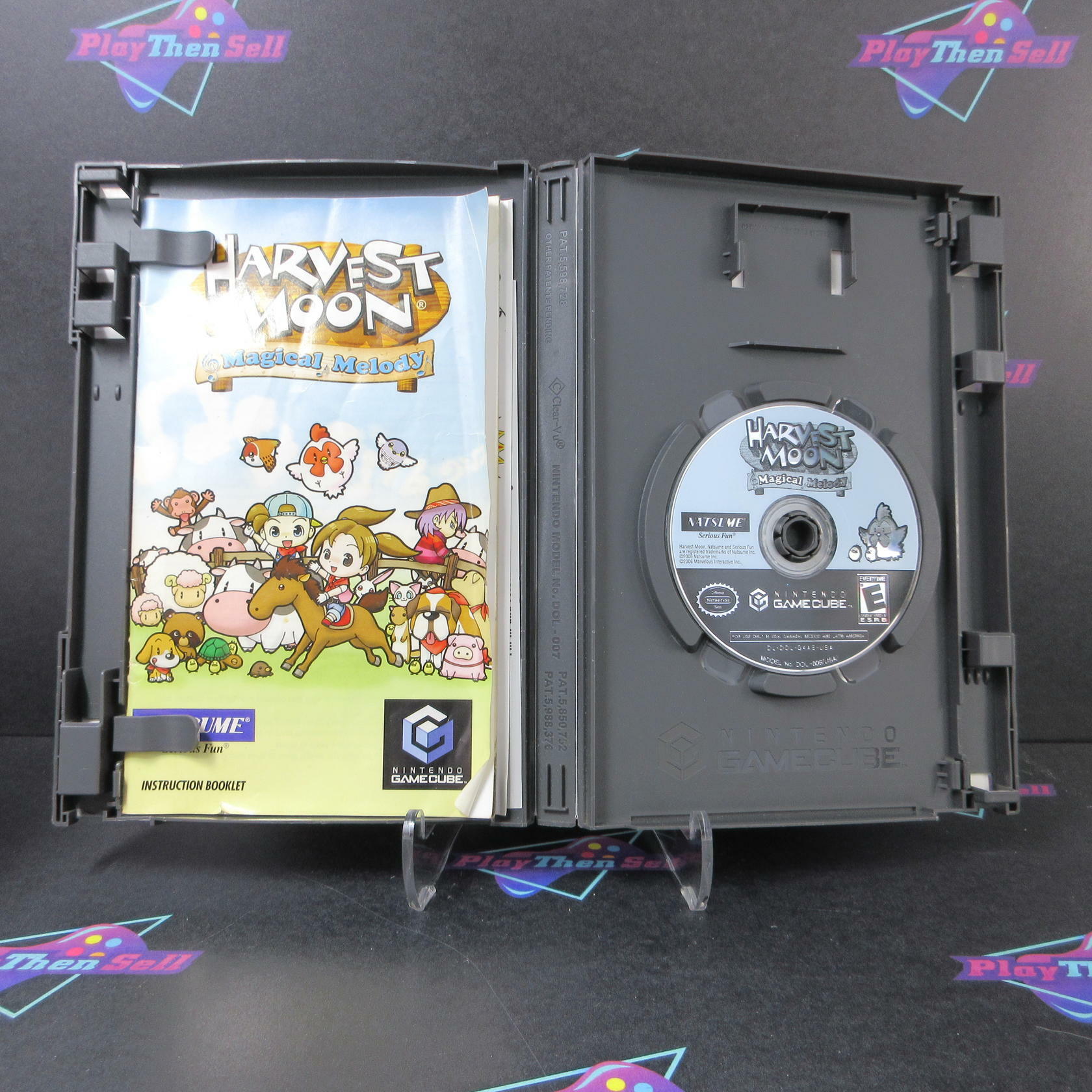 Harvest Moon Magical Melody Nintendo GameCube MD + Reg Card Complete CIB - Very Good