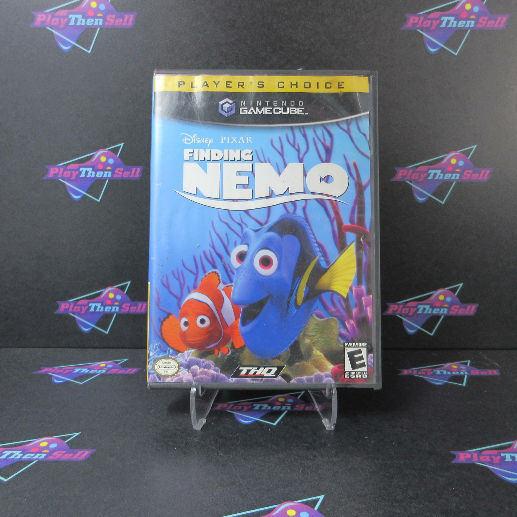 Finding Nemo Players Choice Nintendo GameCube AD/MD Complete CIB - Very Good