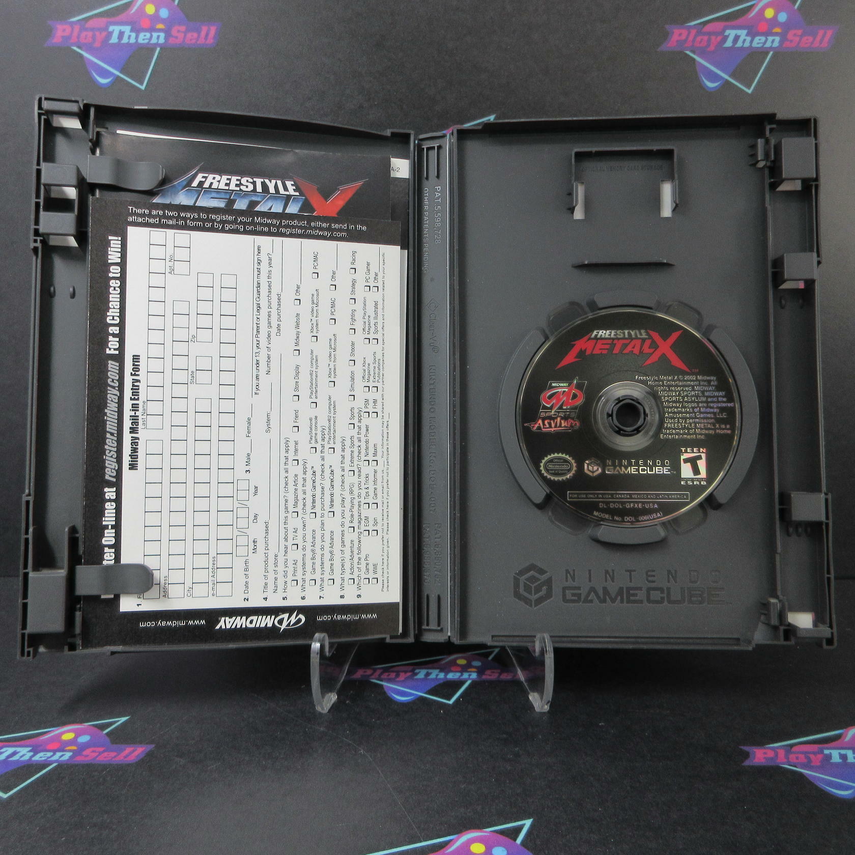 Freestyle Metal X Nintendo GameCube AD + Reg Card Complete CIB - Very Good