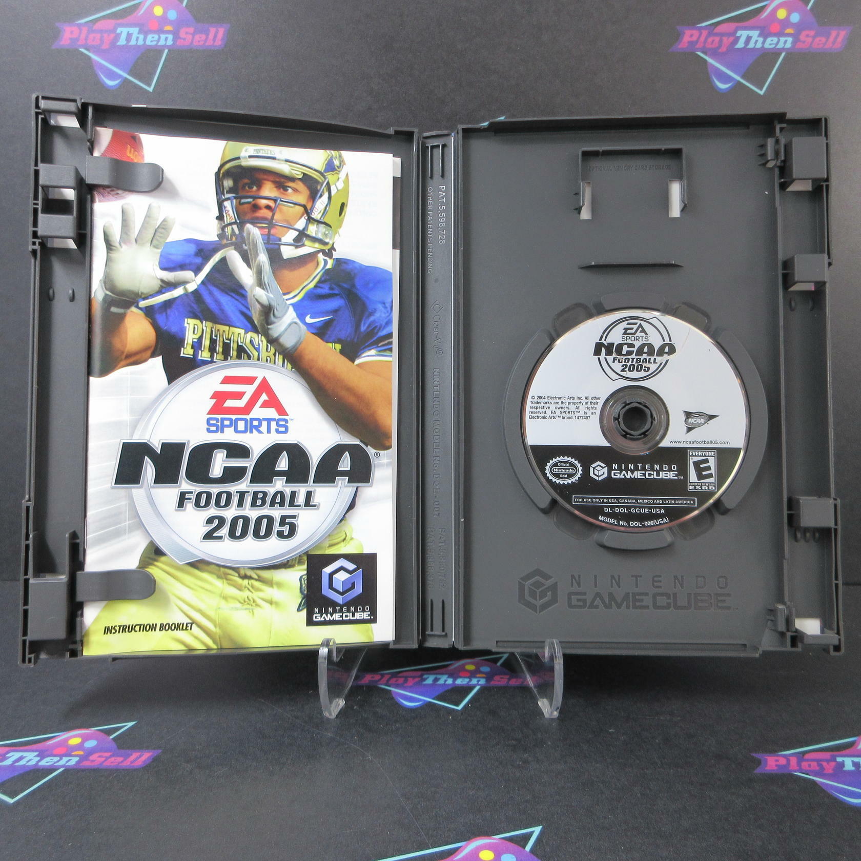NCAA Football 2005 Nintendo Gamecube AD/DD Complete CIB - Very Good