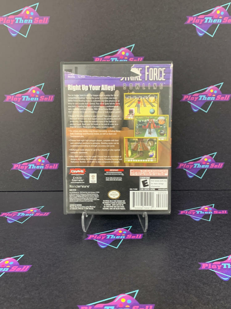 Strike Force Bowling Nintendo GameCube AD Complete CIB - Very Good