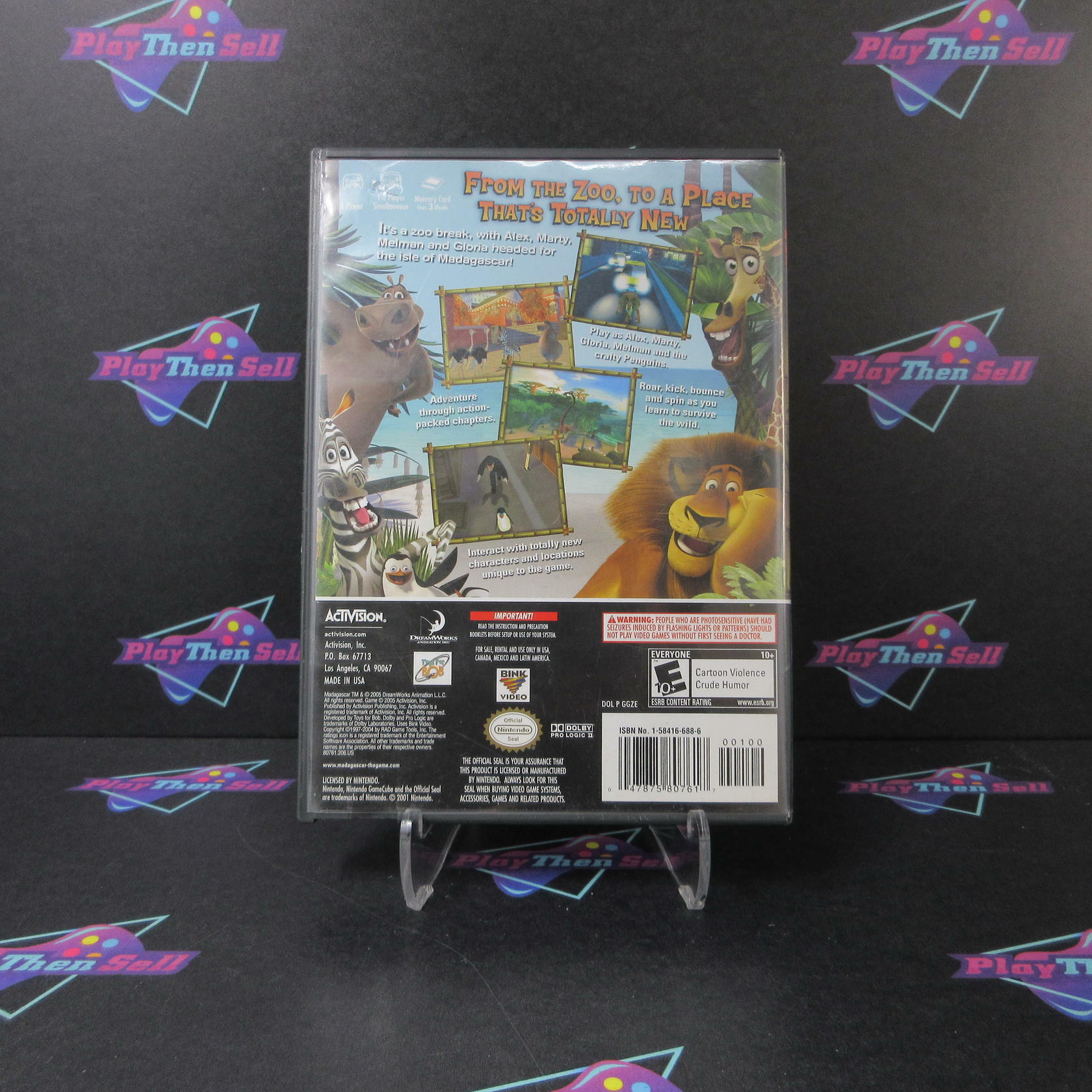 Madagascar Nintendo GameCube AD/NM - Very Good