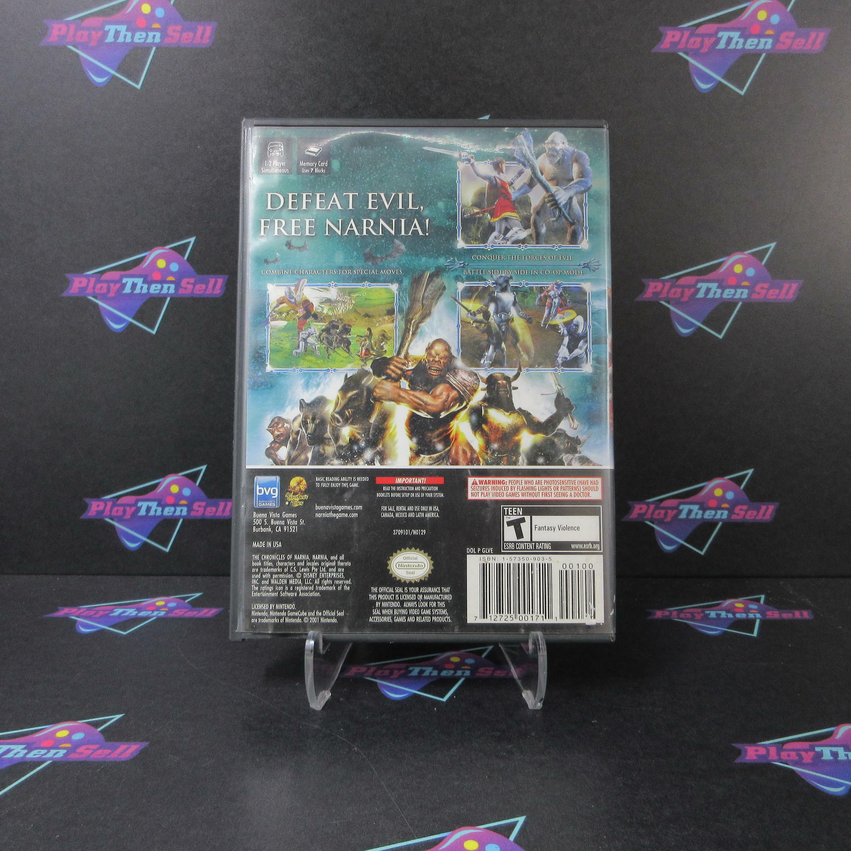 Chronicles of Narnia Lion, Witch, and Wardrobe Nintendo Gamecube AD/NM - Very Good