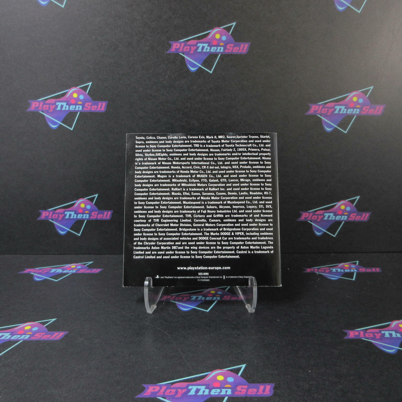 Gran Turismo PS1 PlayStation PAL Import - Very Good