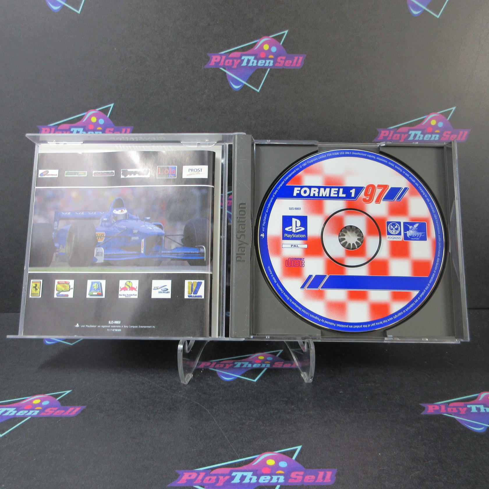 Formula One 1997 Playstation 1 PS1 PAL German Import Complete - Very Good