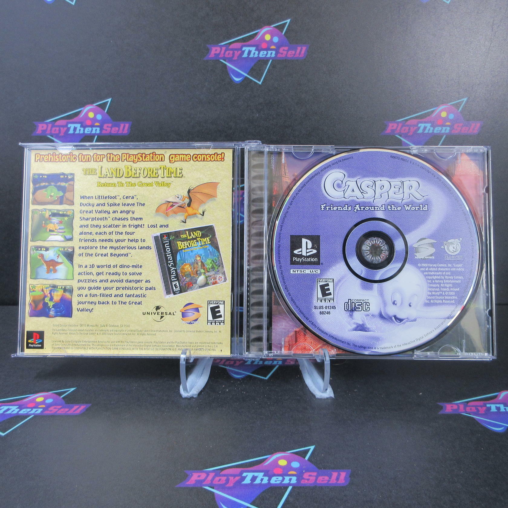 Casper Friends Around the World PS1 PlayStation 1 + Reg Card - Like New