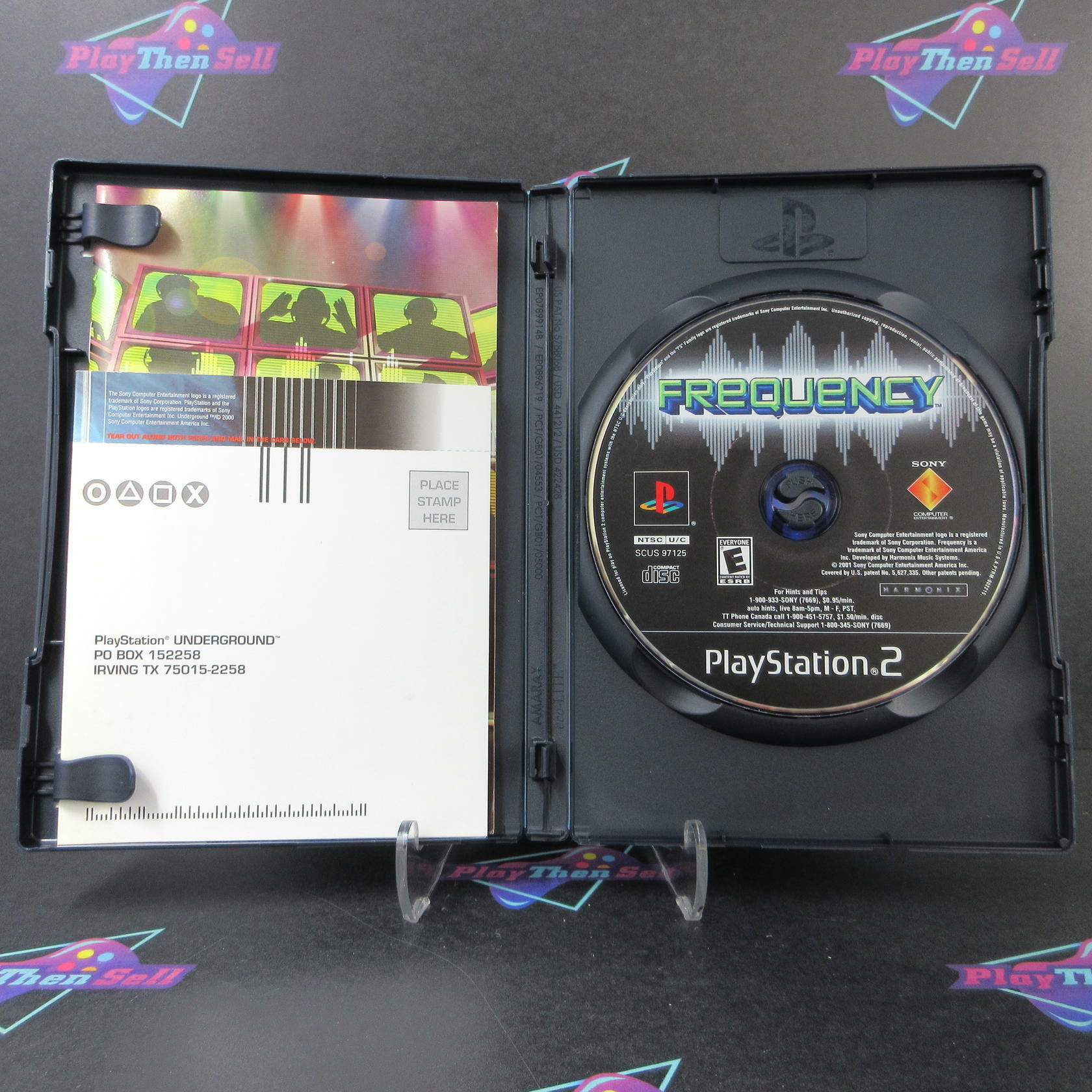 Frequency PS2 PlayStation 2 + Reg Card - Like New