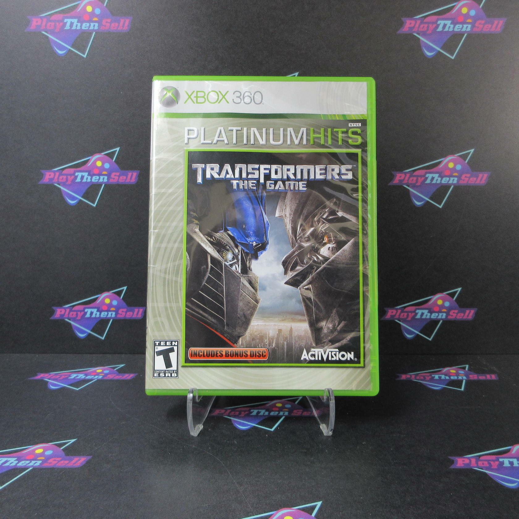 Transformers The Game PH Xbox 360 AD/NM No Bonus Disc - Very Good
