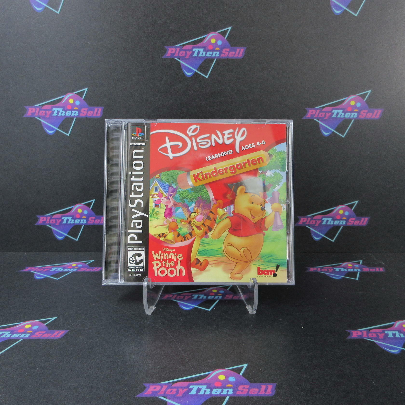 Winnie the Pooh Kindergarten PS1 PlayStation 1 - Like New