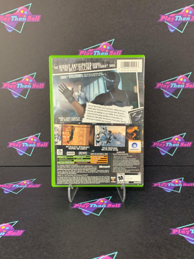 Splinter Cell Double Agent Xbox AD Complete CIB - Very Good