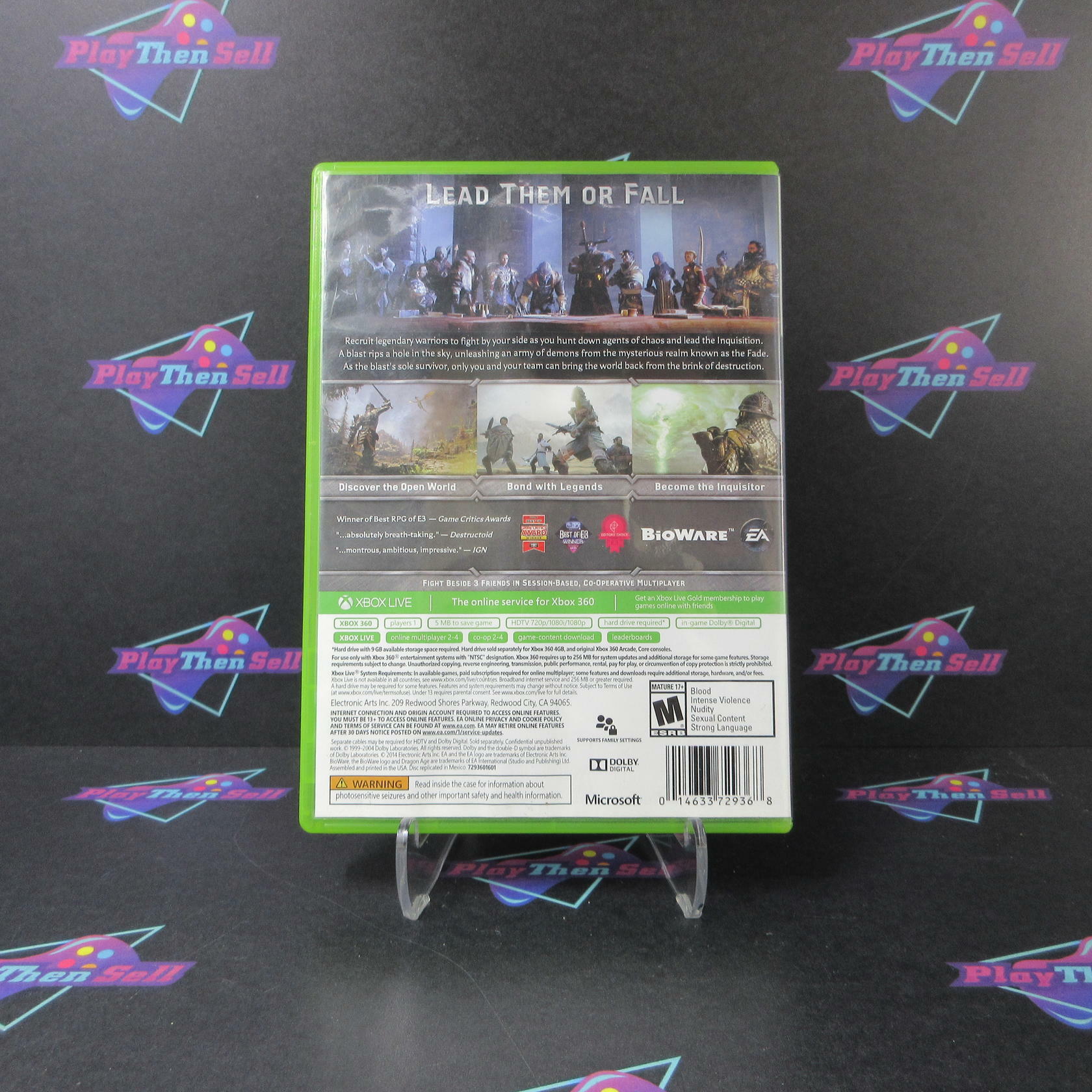 Dragon Age Inquisition Xbox 360 AD/DD Complete CIB - Very Good