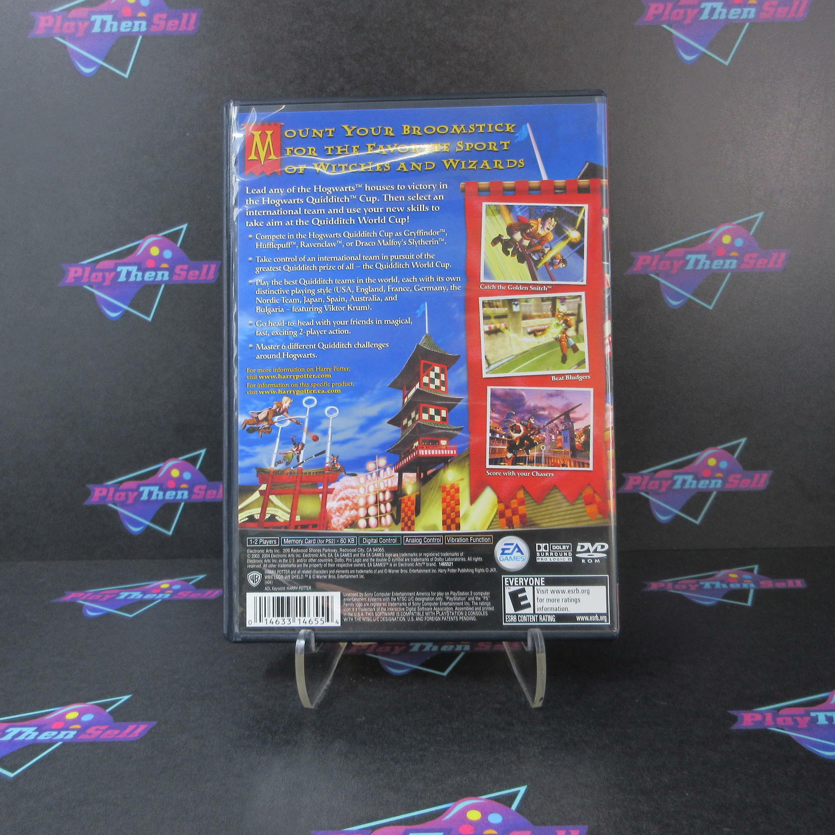 Harry Potter Quidditch World Cup PS2 PlayStation 2 GH - Like New