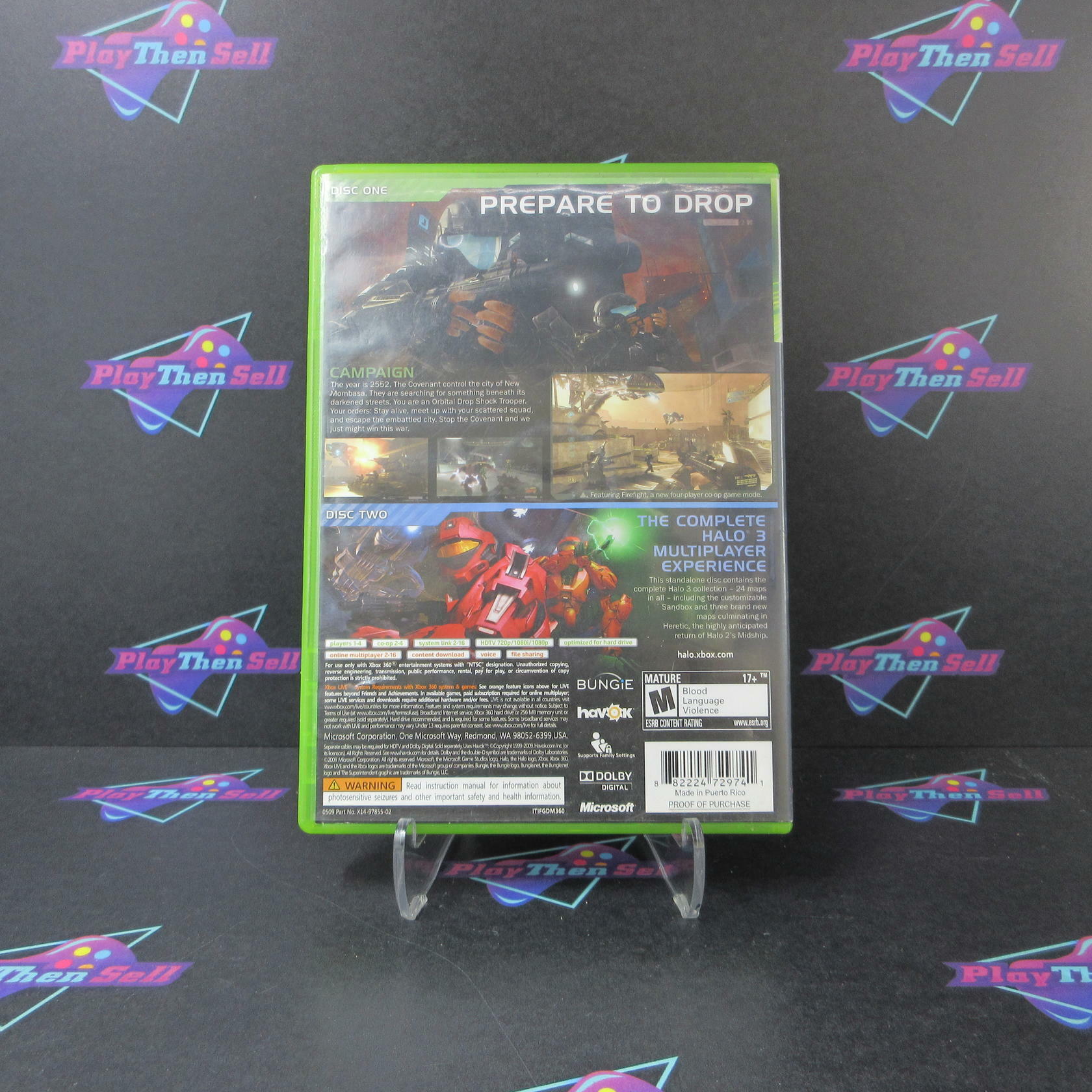 Halo 3 ODST Xbox 360 DD/NM - Very Good