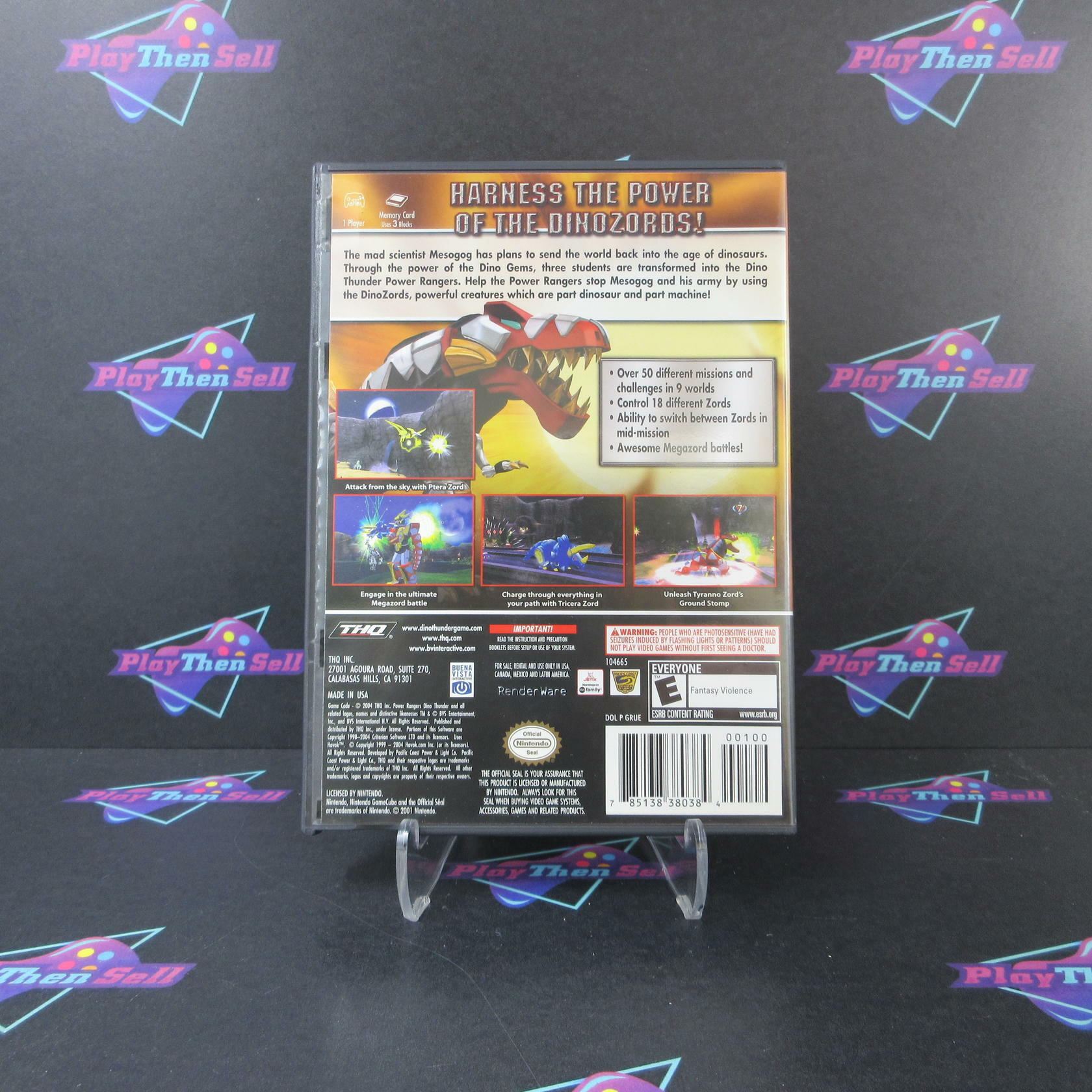 Power Rangers Dino Thunder Nintendo GameCube - Like New