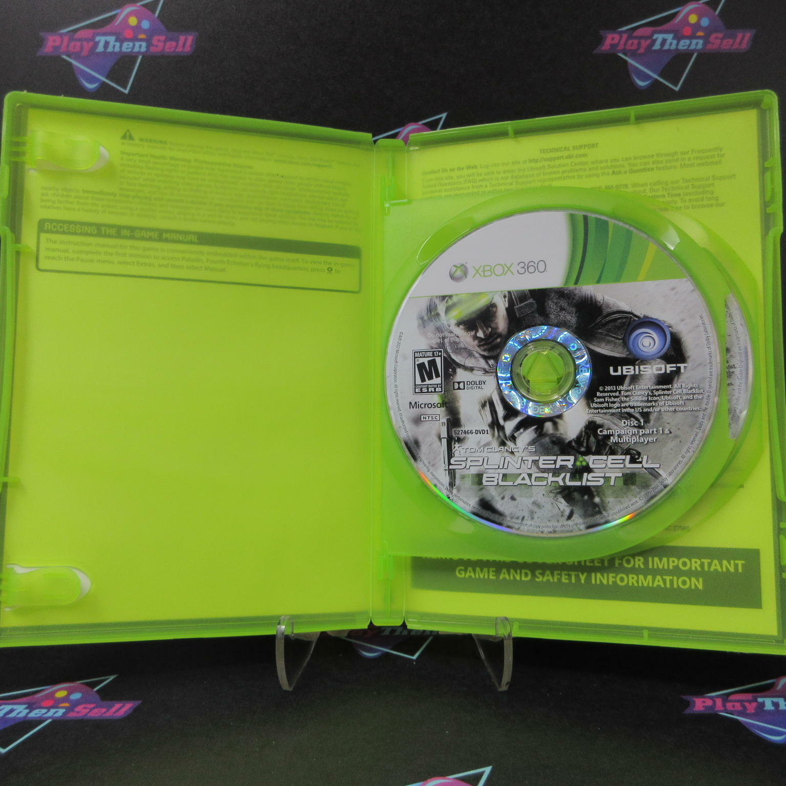 Tom Clancy's Splinter Cell Blacklist Xbox 360 - Like New
