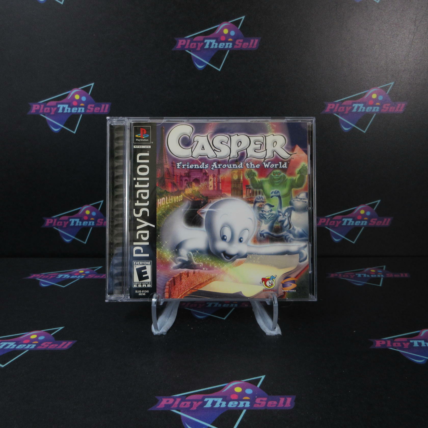 Casper Friends Around the World PS1 PlayStation 1 + Reg Card - Like New