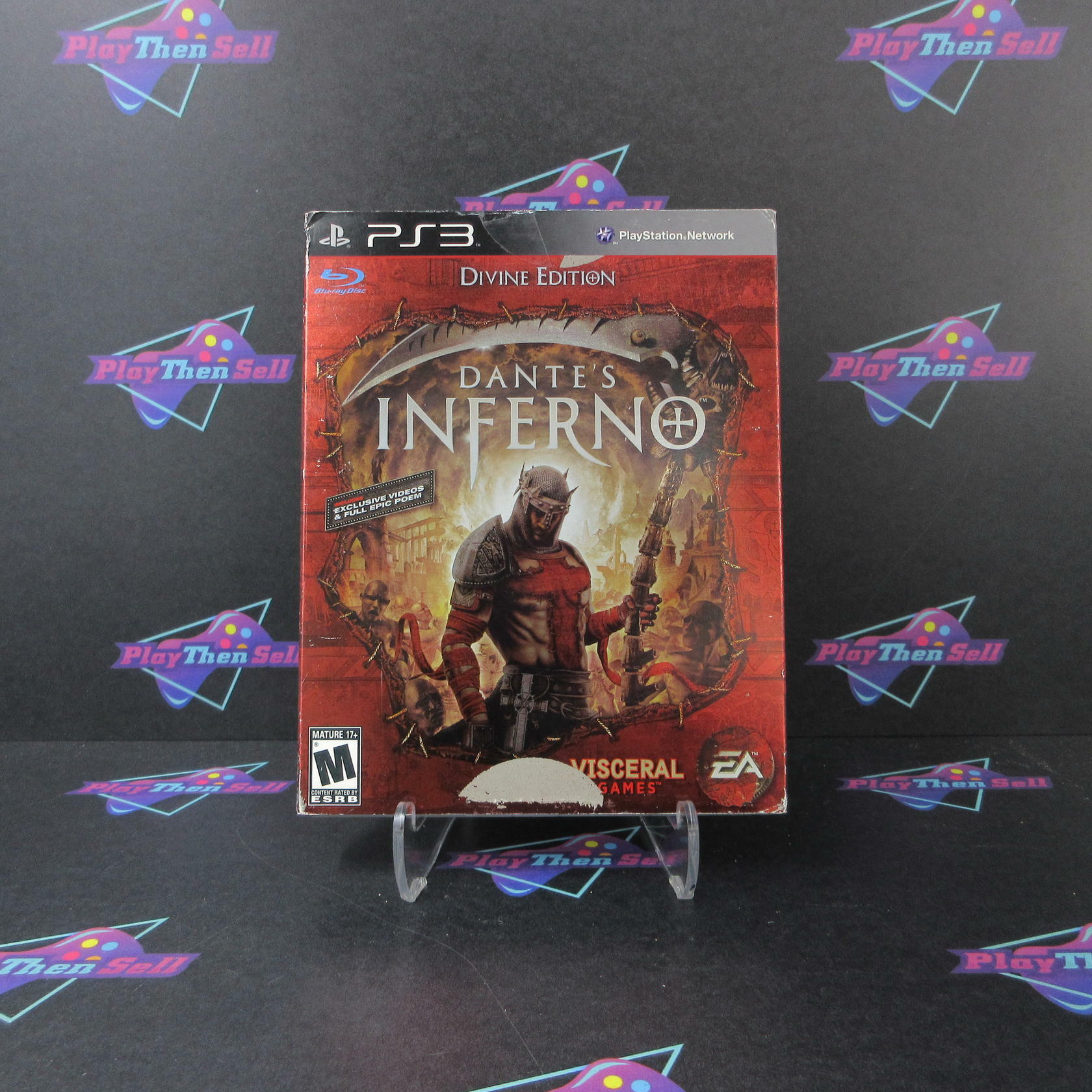Dante's Inferno Divine Edition PS3 PlayStation 3 + Sleeve - Like New