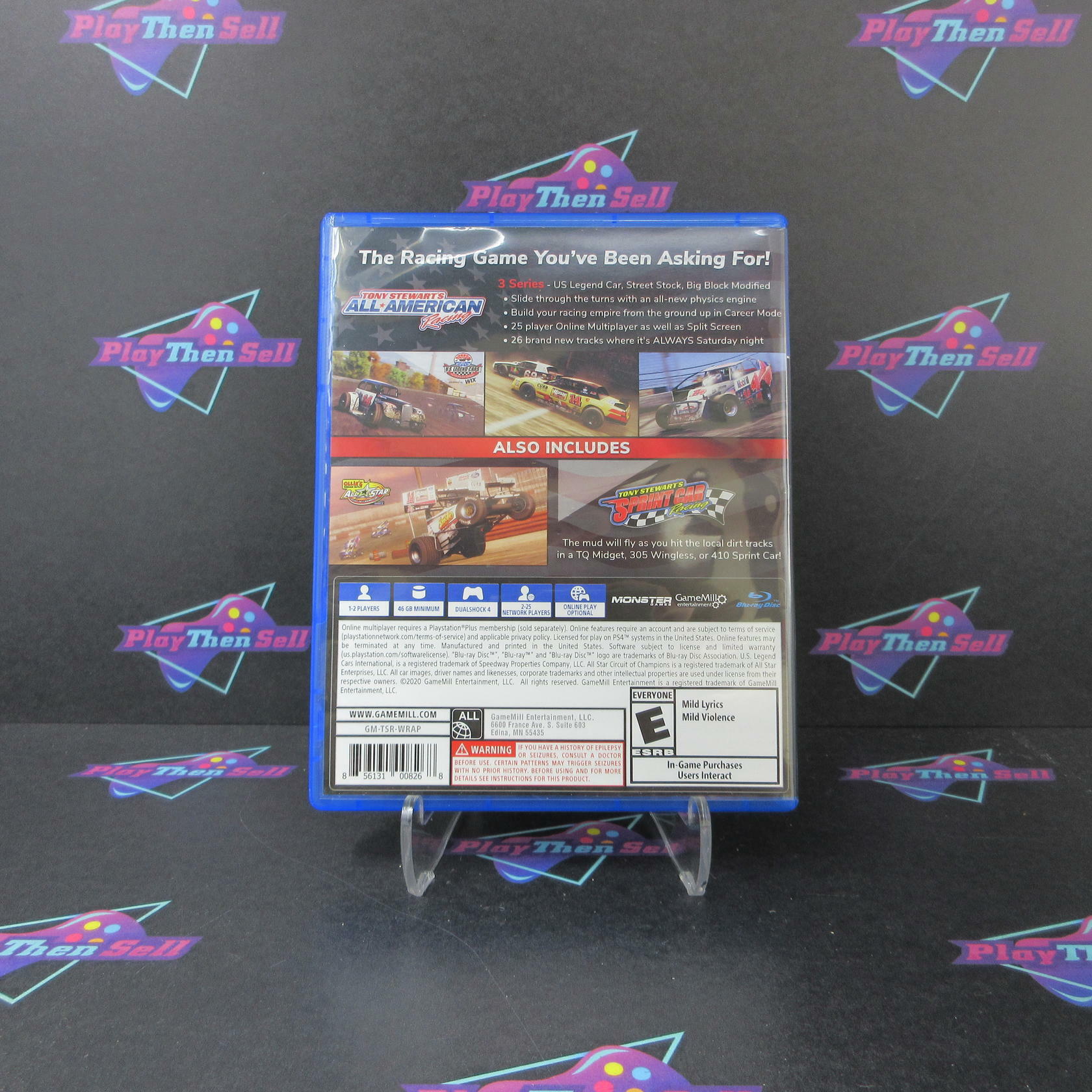 Tony Stewart's All American Racing PS4 PlayStation 4 - Like New