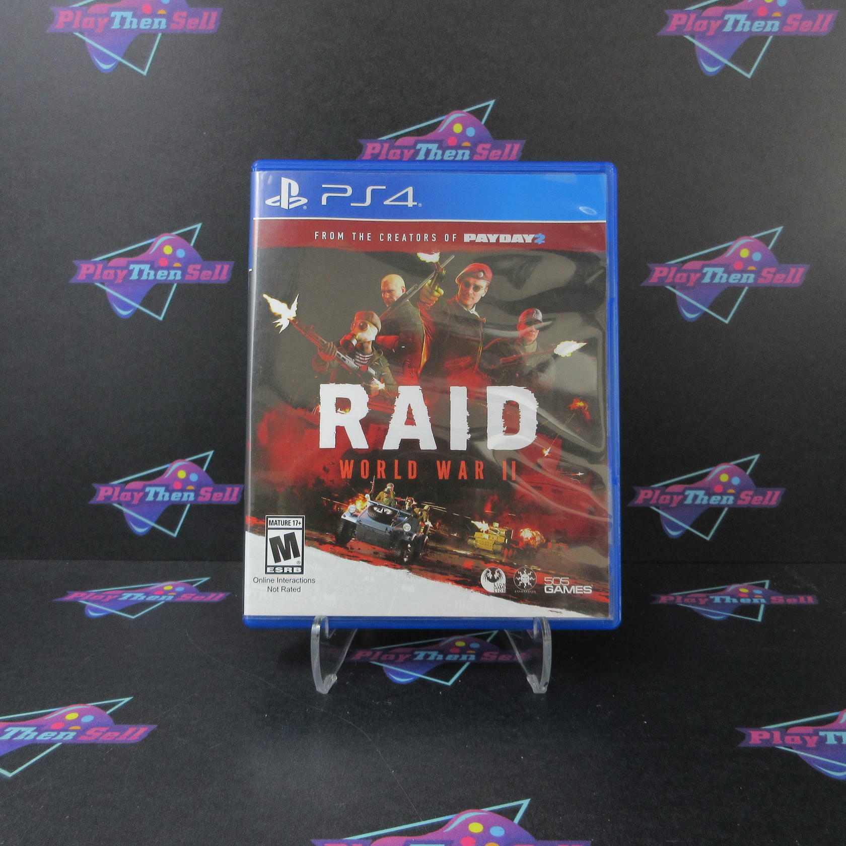 RAID World War II PS4 PlayStation 4 - Like New