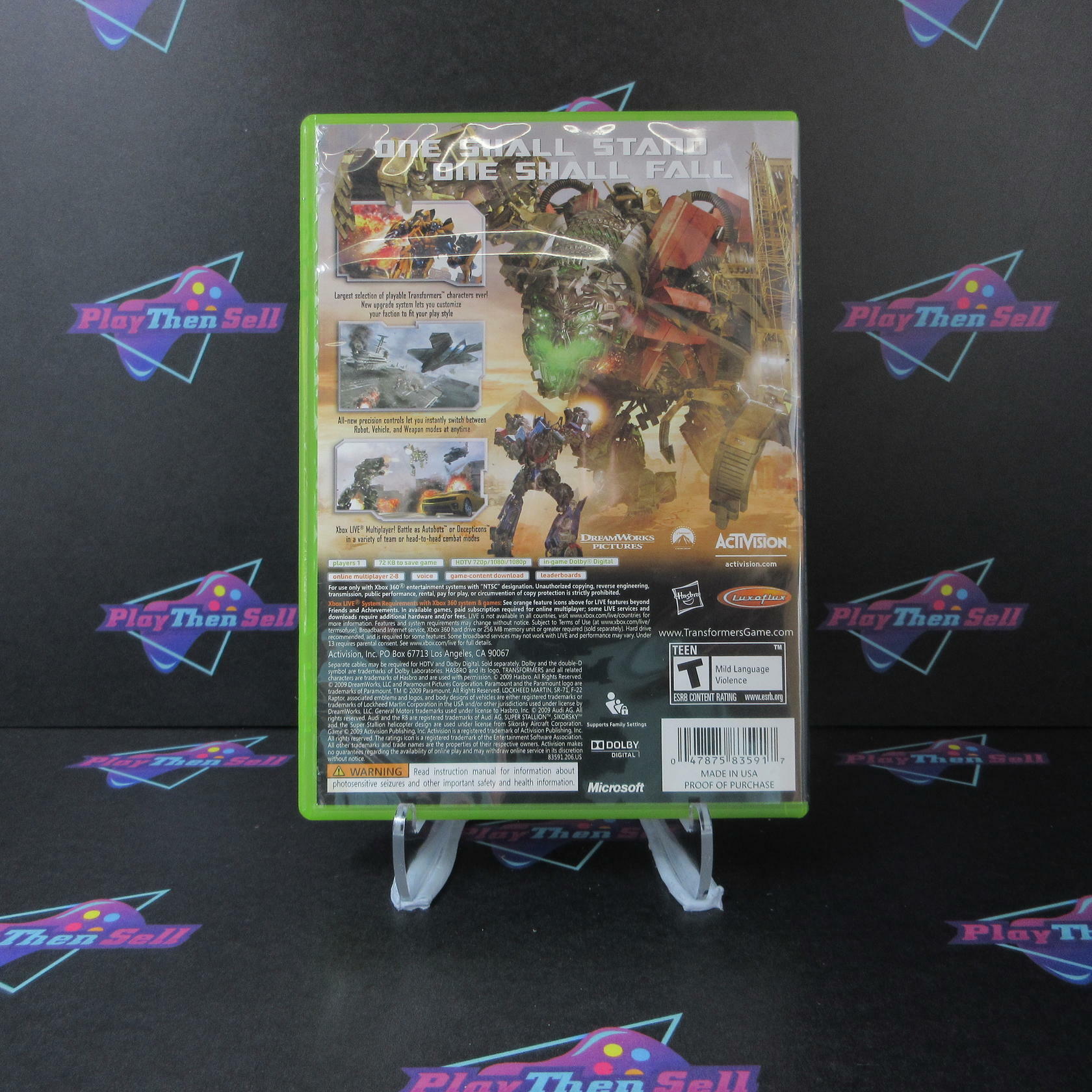 Transformers Revenge of the Fallen Xbox 360 - Like New