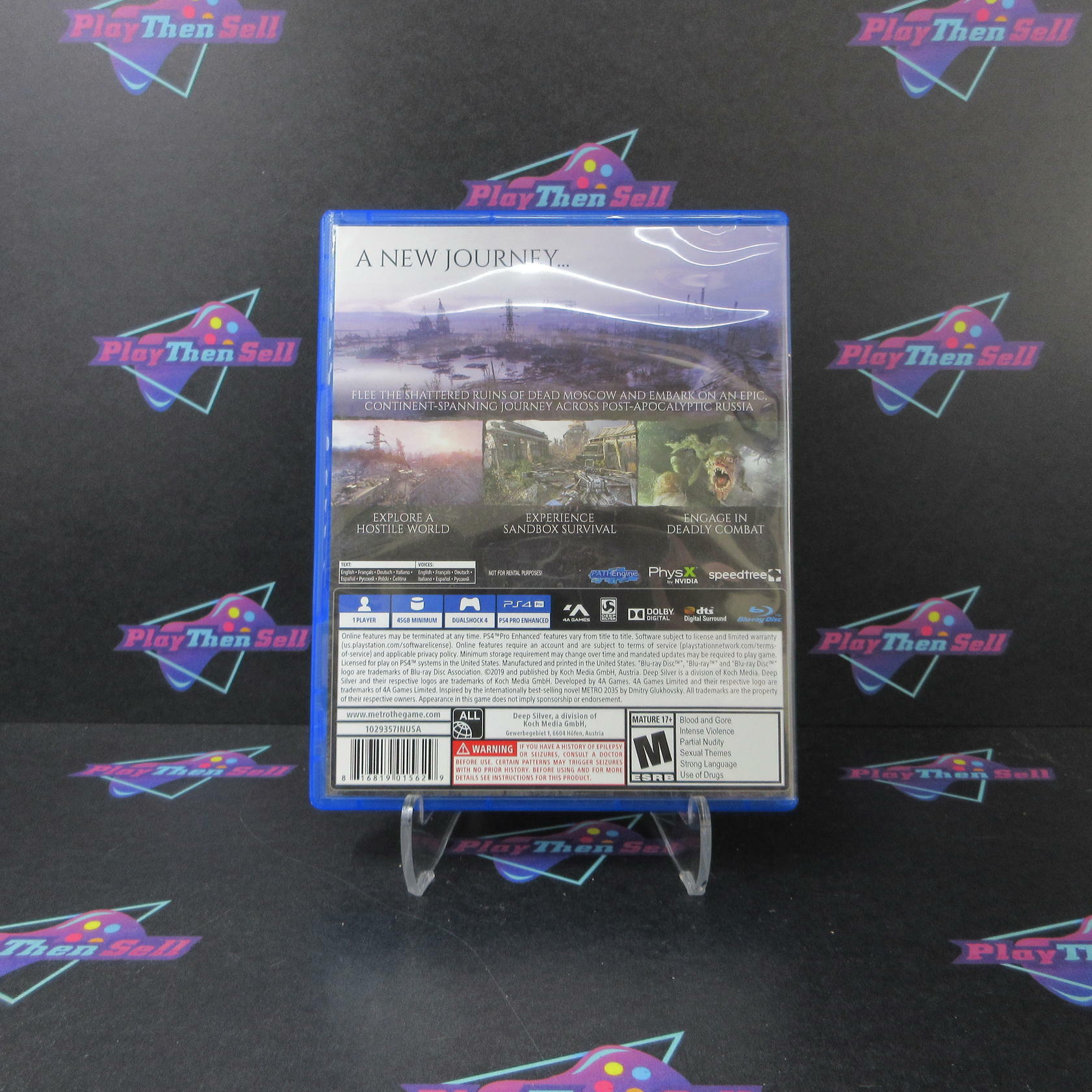 Metro Exodus PS4 PlayStation 4 - Like New