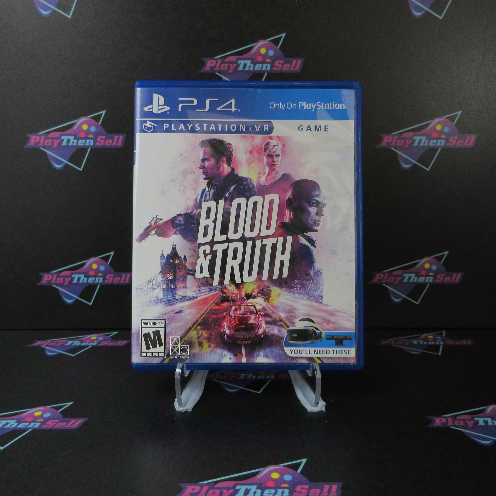 Blood & Truth PSVR PS4 PlayStation 4 - Like New