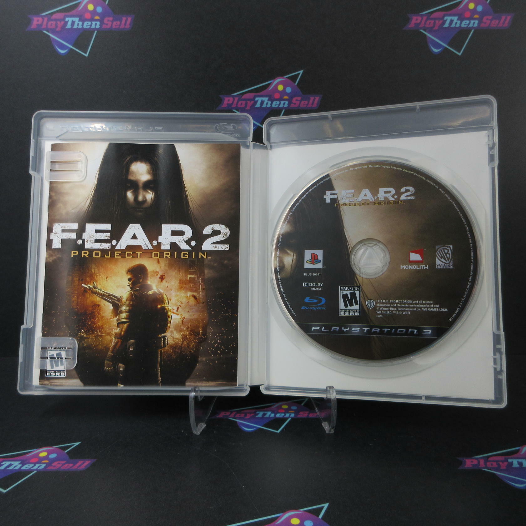 F.E.A.R. 2 Project Origin PS3 PlayStation 3 + Sleeve - Like New