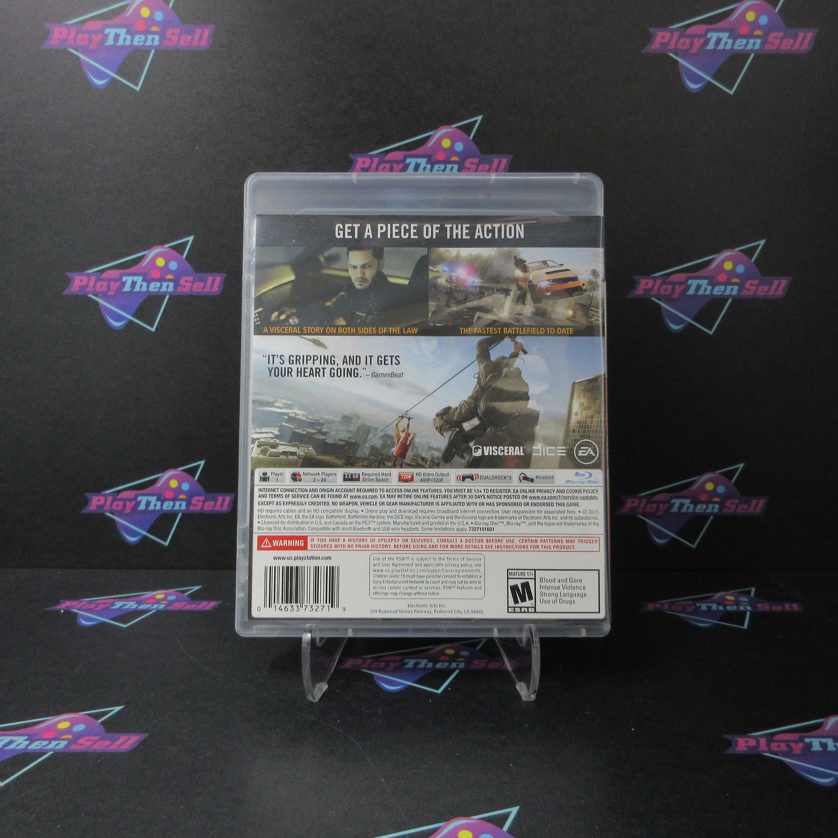 Battlefied Hardline PS3 PlayStation 3 AD Complete CIB - Very Good