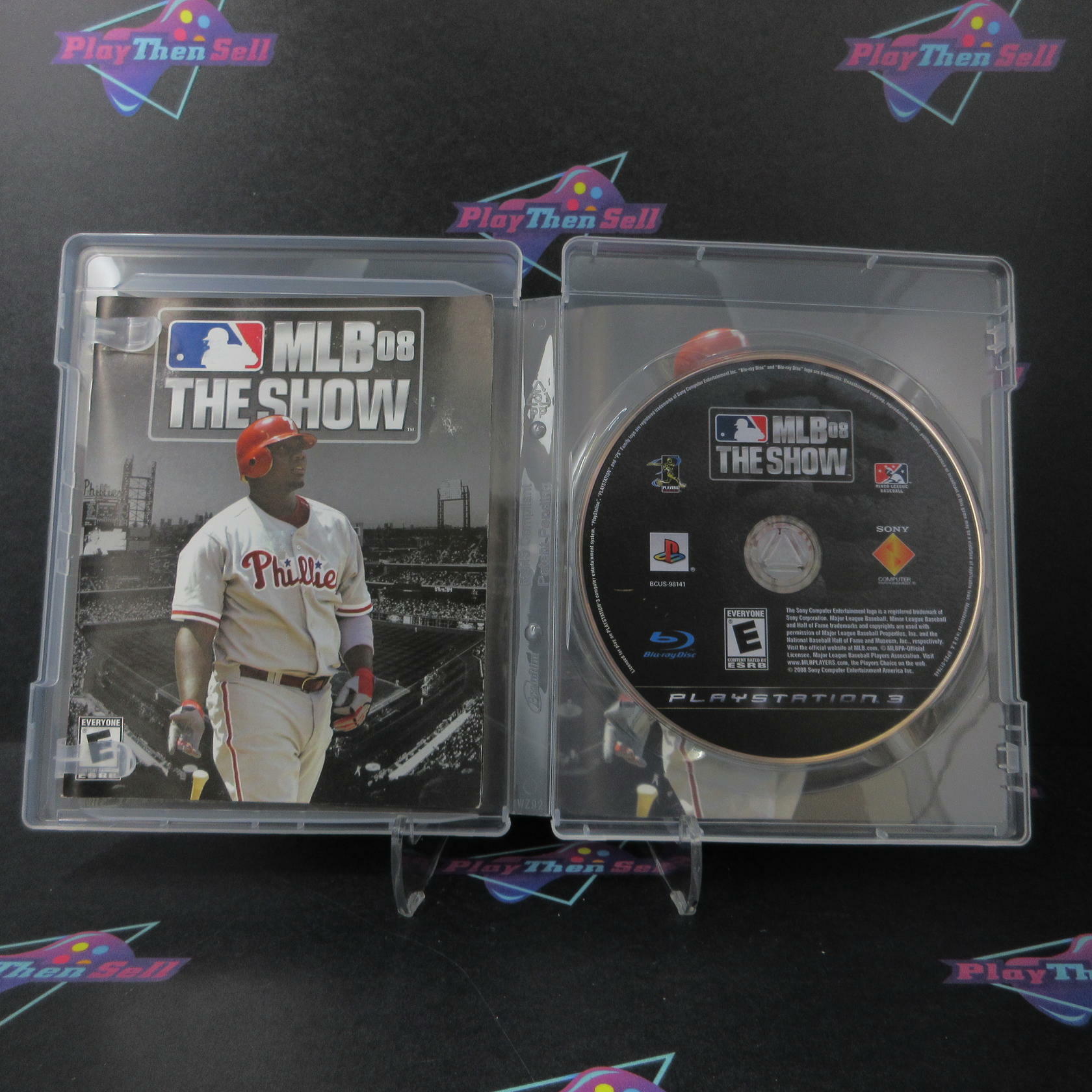 MLB 08 The Show PS3 PlayStation 3 AD/MD/DD + Reg Card Complete CIB - Very Good