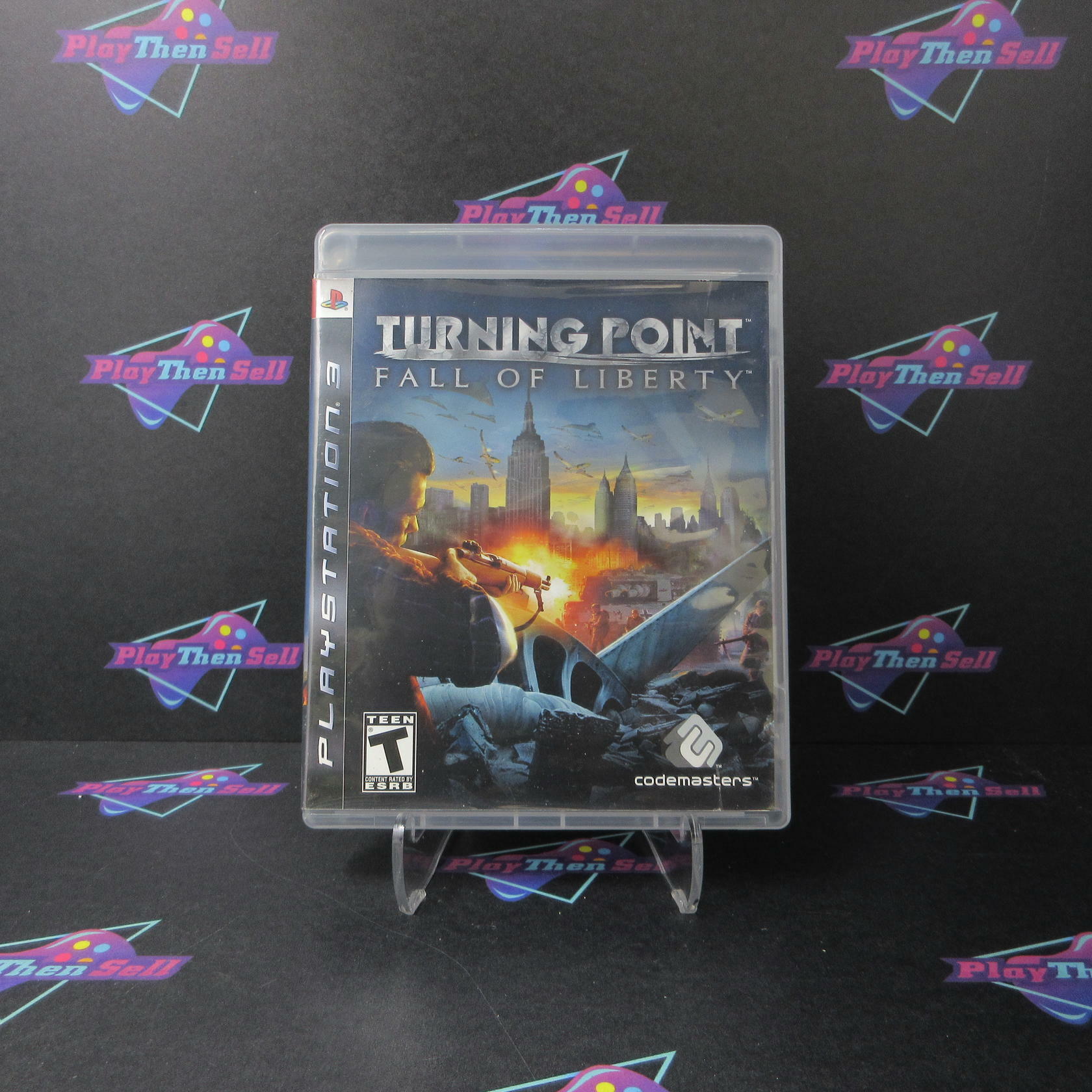 Turning Point Fall of Liberty PS3 PlayStation 3 AD Complete CIB - Very Good