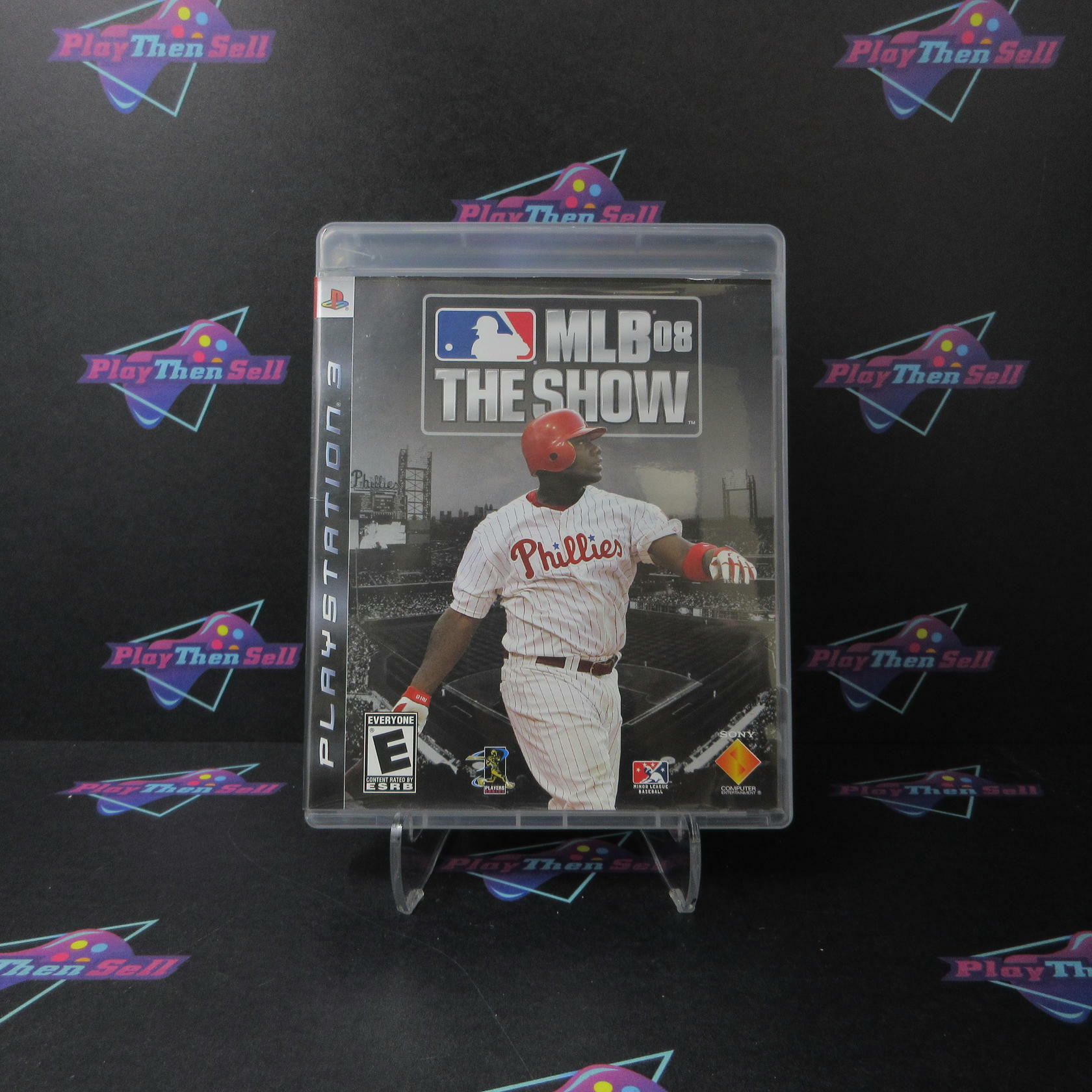 MLB 08 The Show PS3 PlayStation 3 AD/MD/DD + Reg Card Complete CIB - Very Good