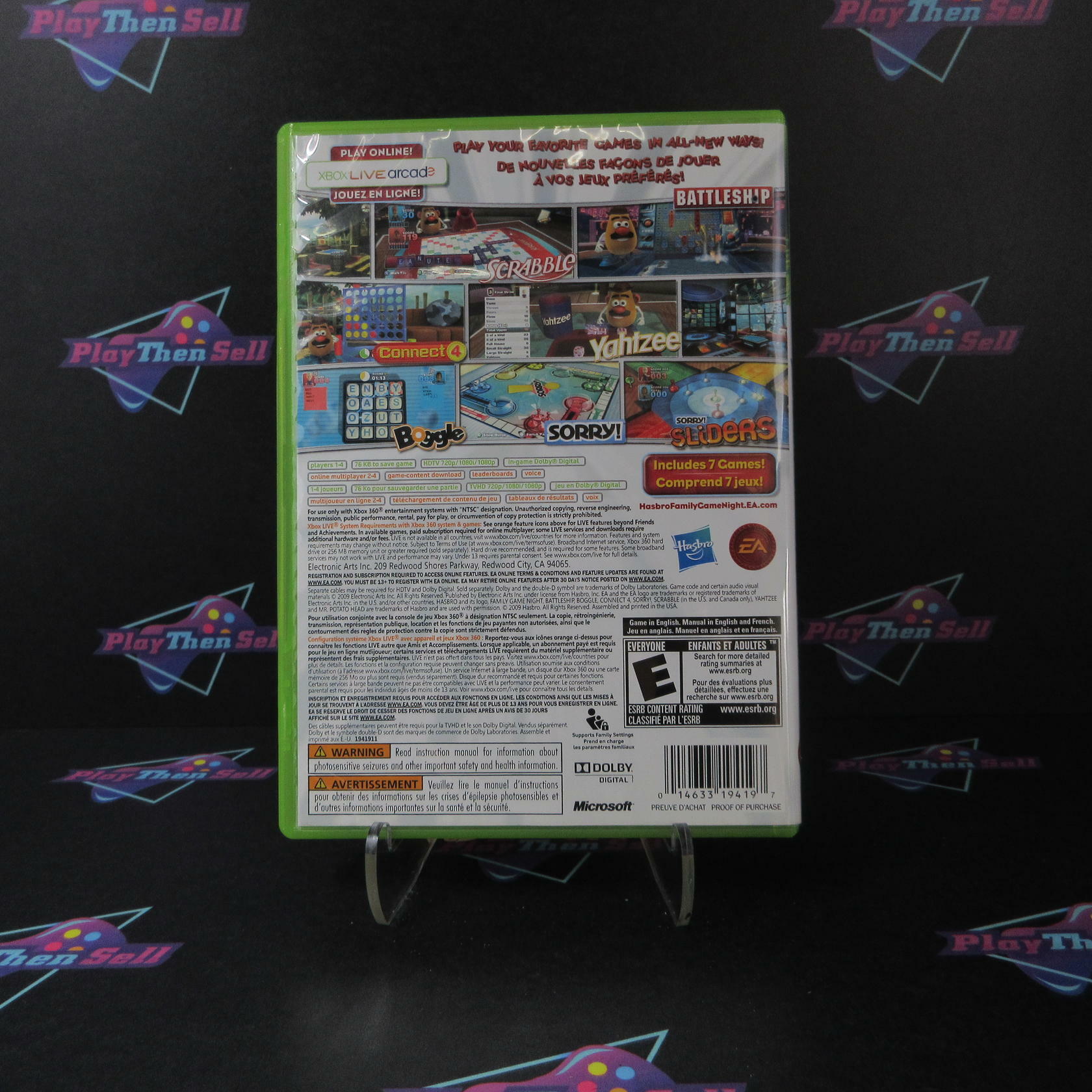 Hasbro Family Game Night - Xbox 360 - Like New
