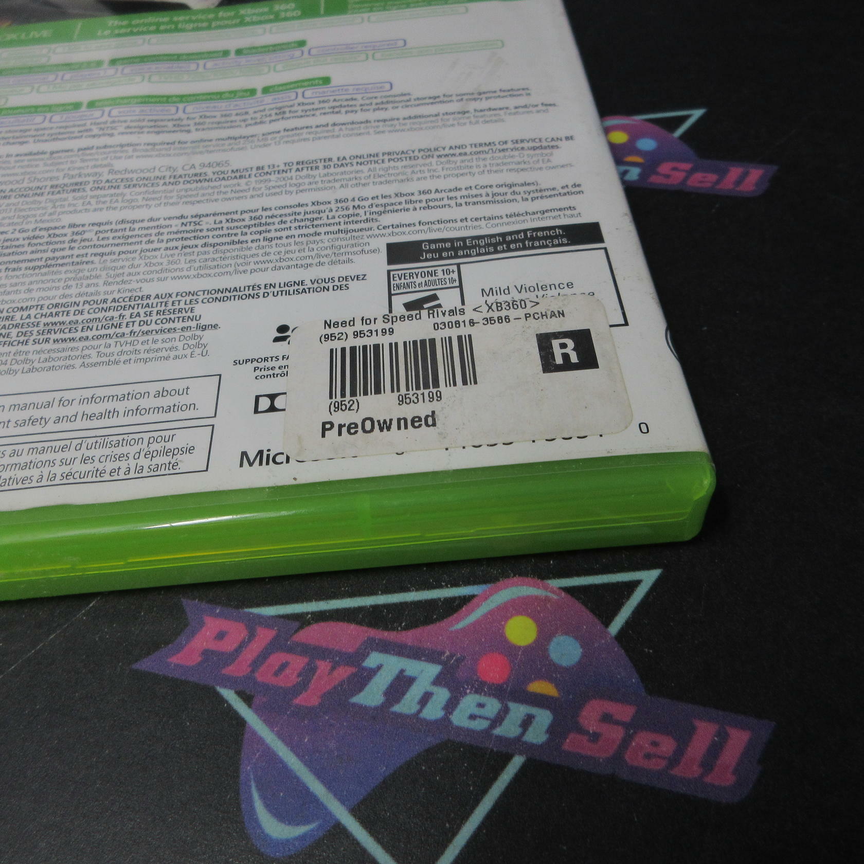 Need for Speed Rivals Xbox 360 AD/DD/NM - Very Good