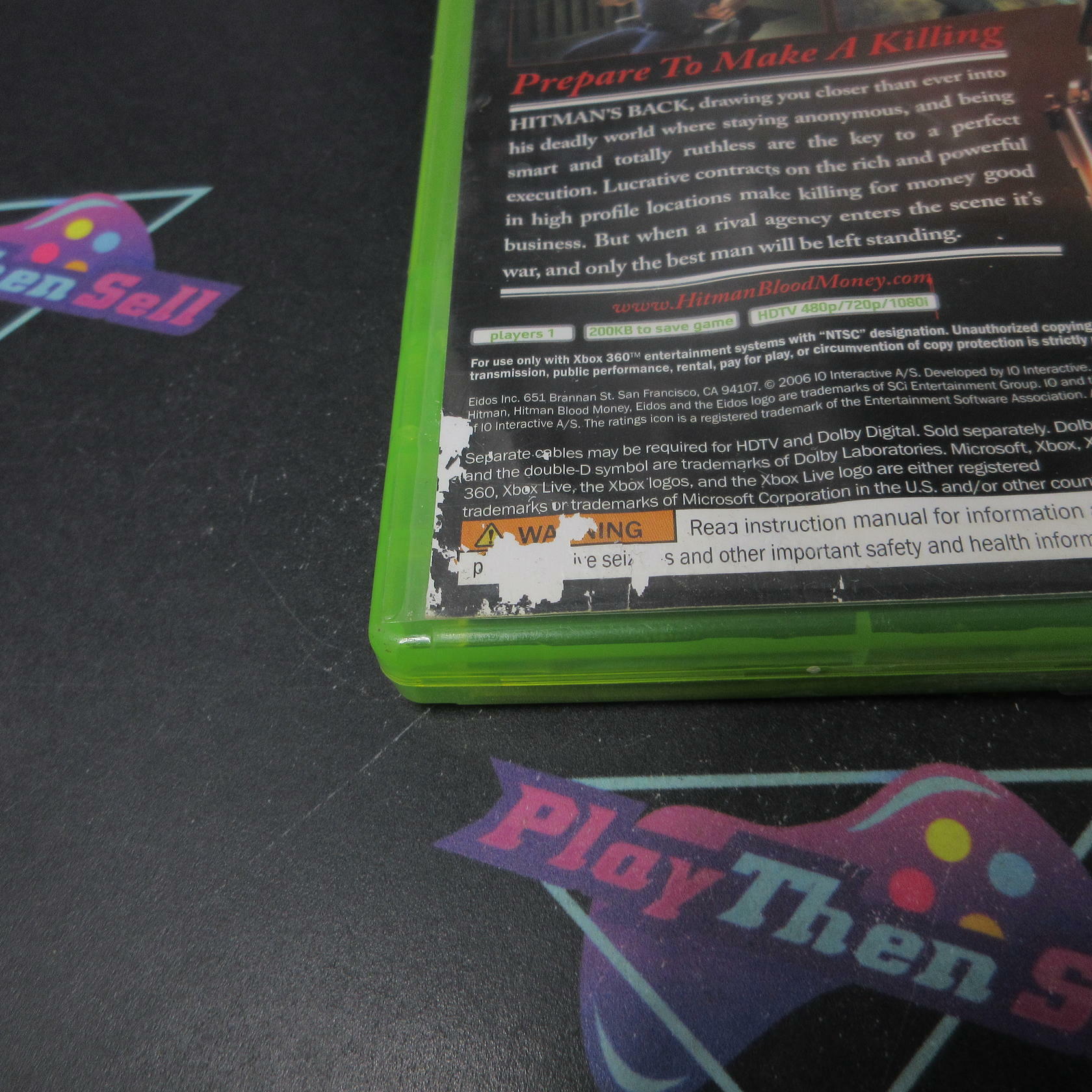 Hitman Blood Money Xbox 360 AD/MD Complete CIB - Very Good