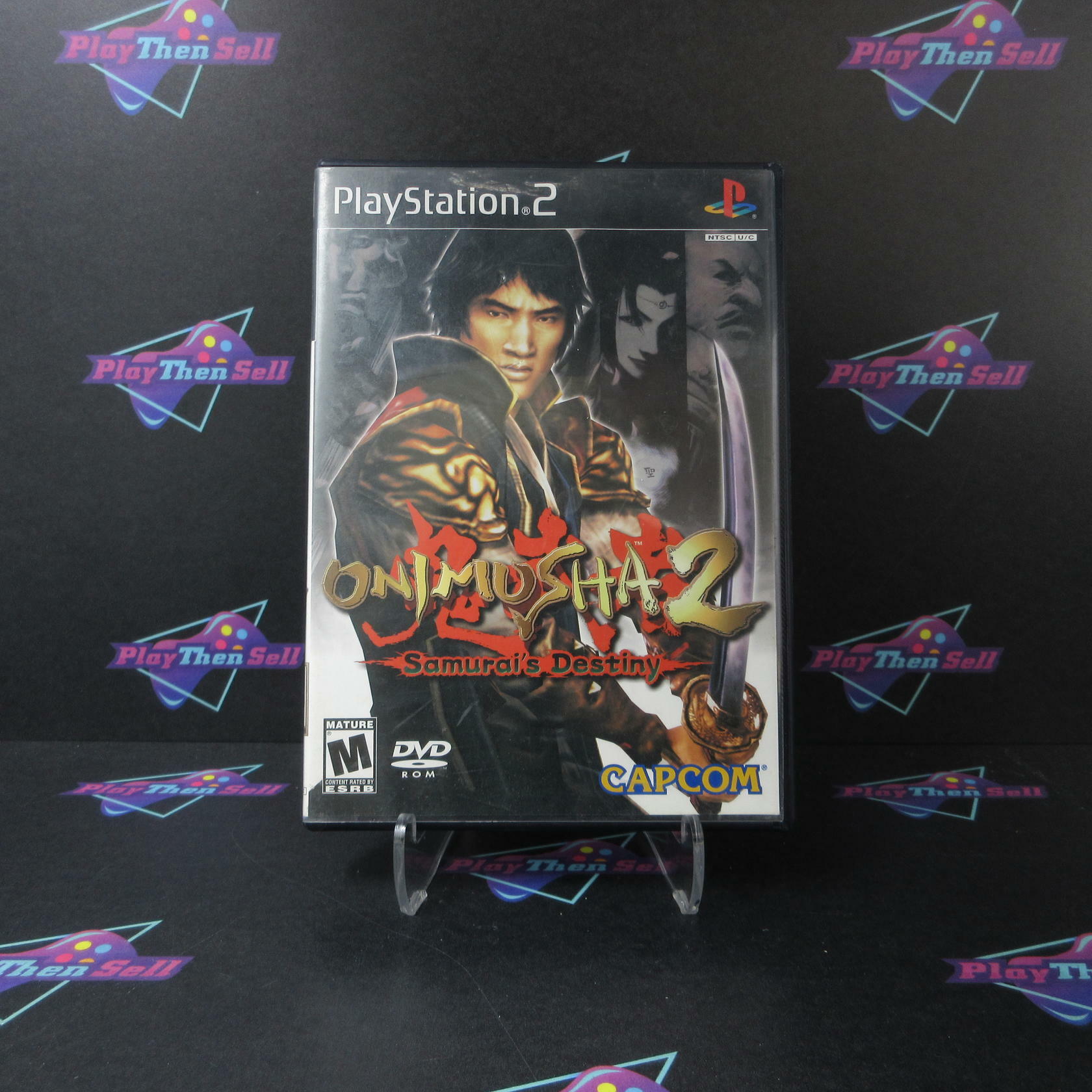 Onimusha 2 Samurai's Destiny PS2 PlayStation 2 MD Complete CIB - Very Good