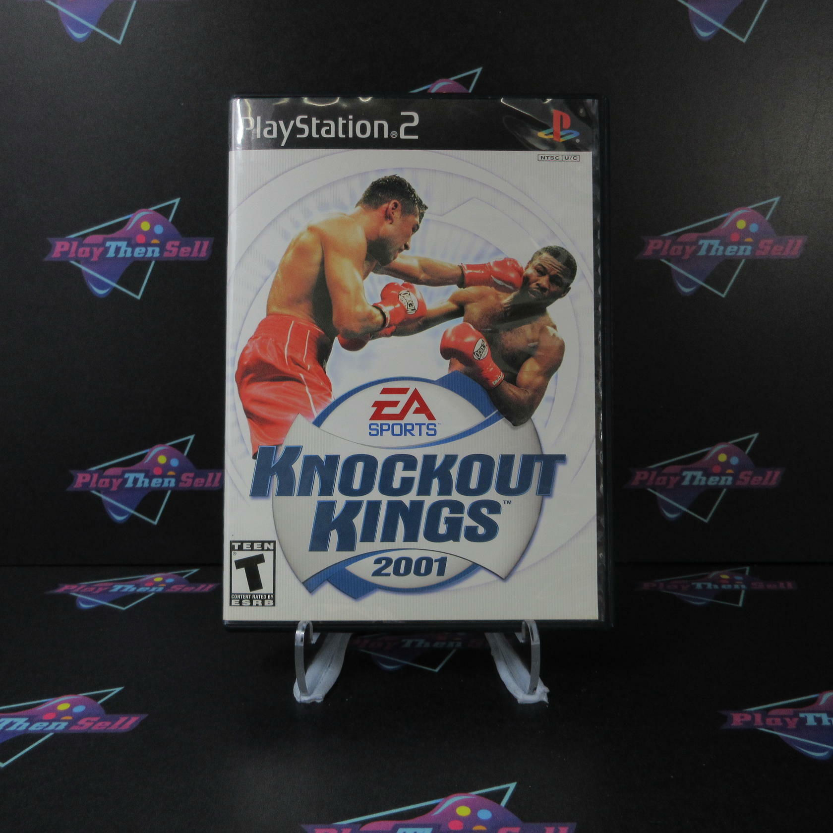 Knockout Kings 2001 + Reg Card PS2 PlayStation 2 MD Complete CIB - Very Good