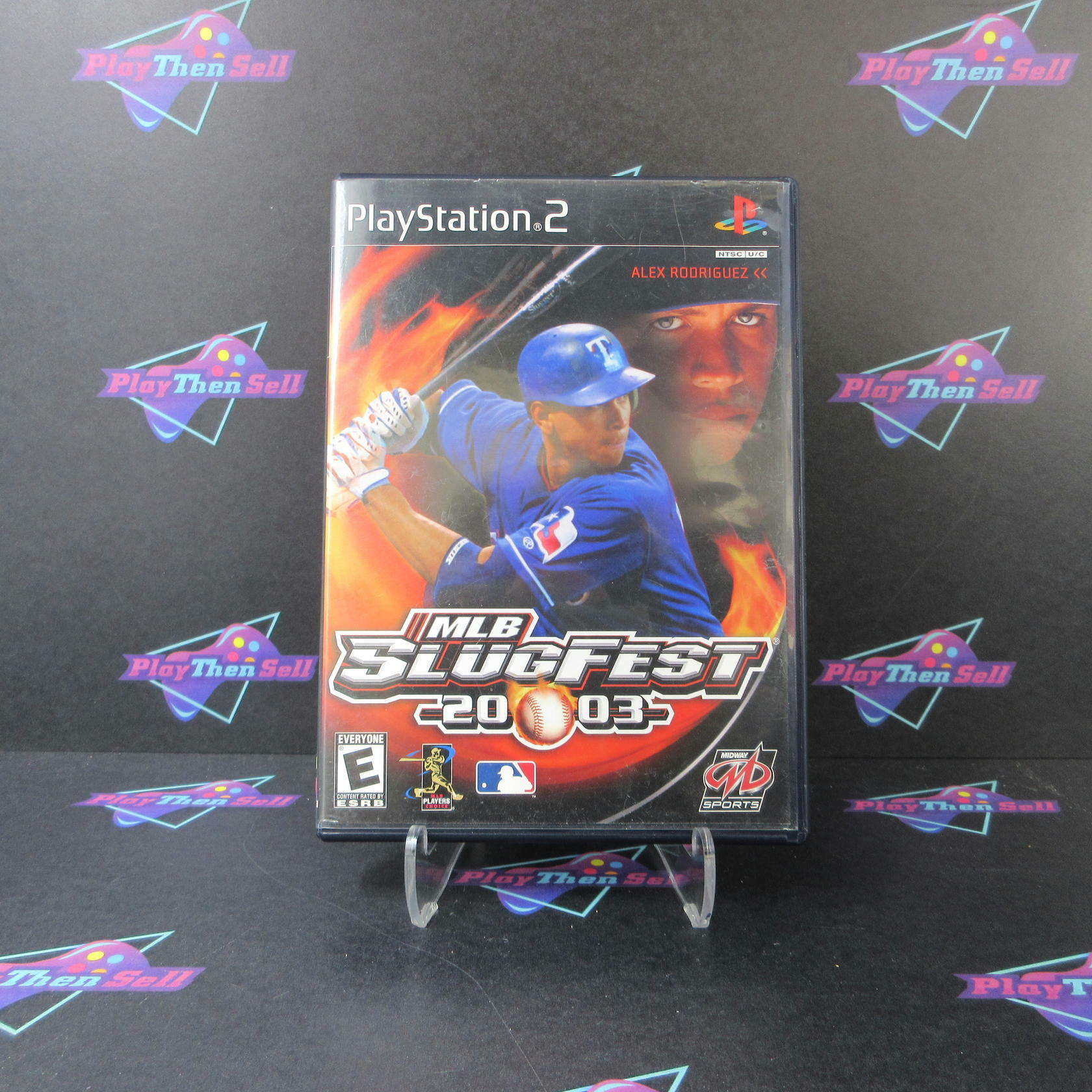 MLB Slugfest 2003 PS2 PlayStation 2 AD + Reg Card Complete CIB - Very Good