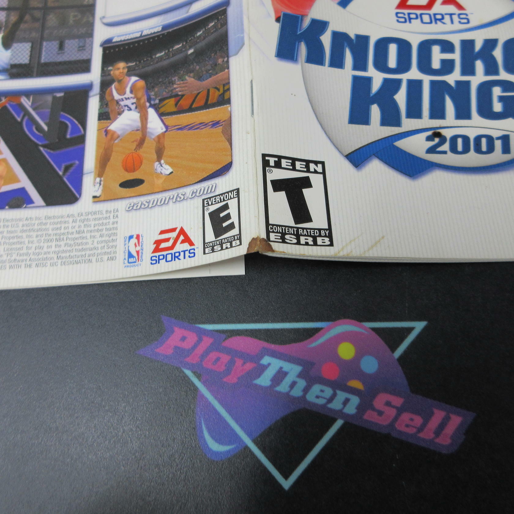 Knockout Kings 2001 + Reg Card PS2 PlayStation 2 MD Complete CIB - Very Good